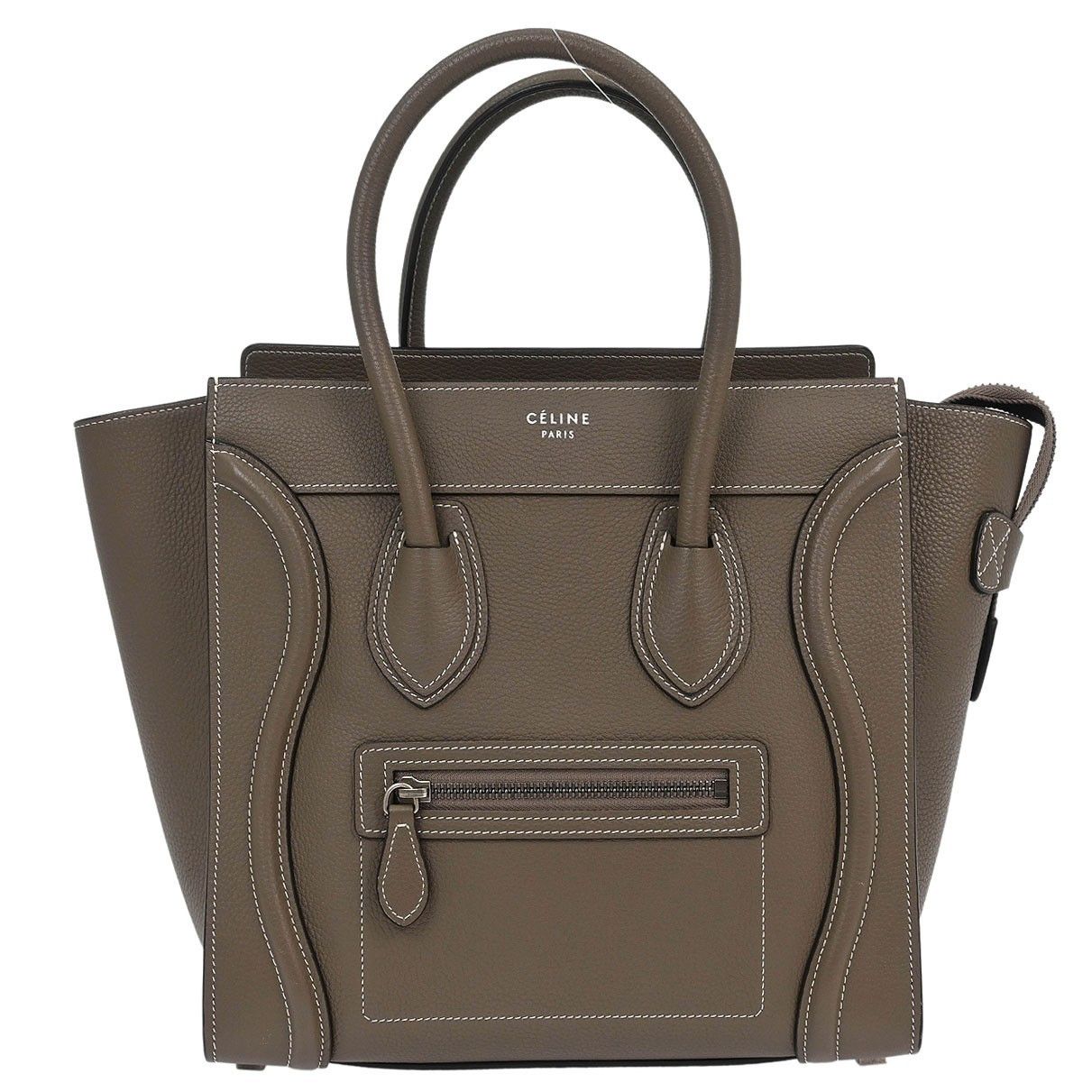 Celine Celine Luggage Bag Smooth Leather Size ONE SIZE - 1 Thumbnail