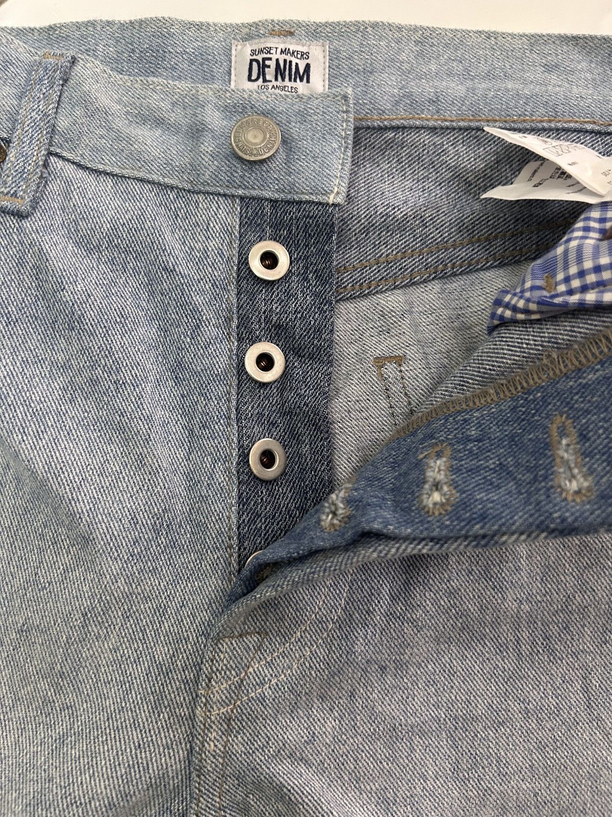 Simon Miller × Vintage 💥Vintage SIMON MILLER Sunset Makers Denim Distressed Jeans Size US 28 / EU 44 - 19 Thumbnail