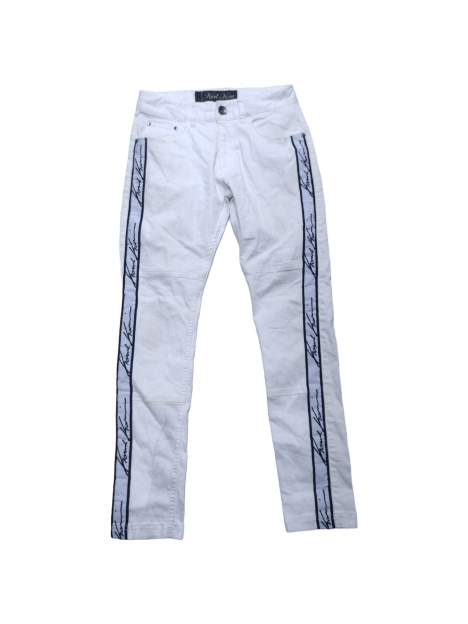 Image of Hysteric Glamour x Vintage Karl Kani Denim Pants in White, Men's (Size 30)