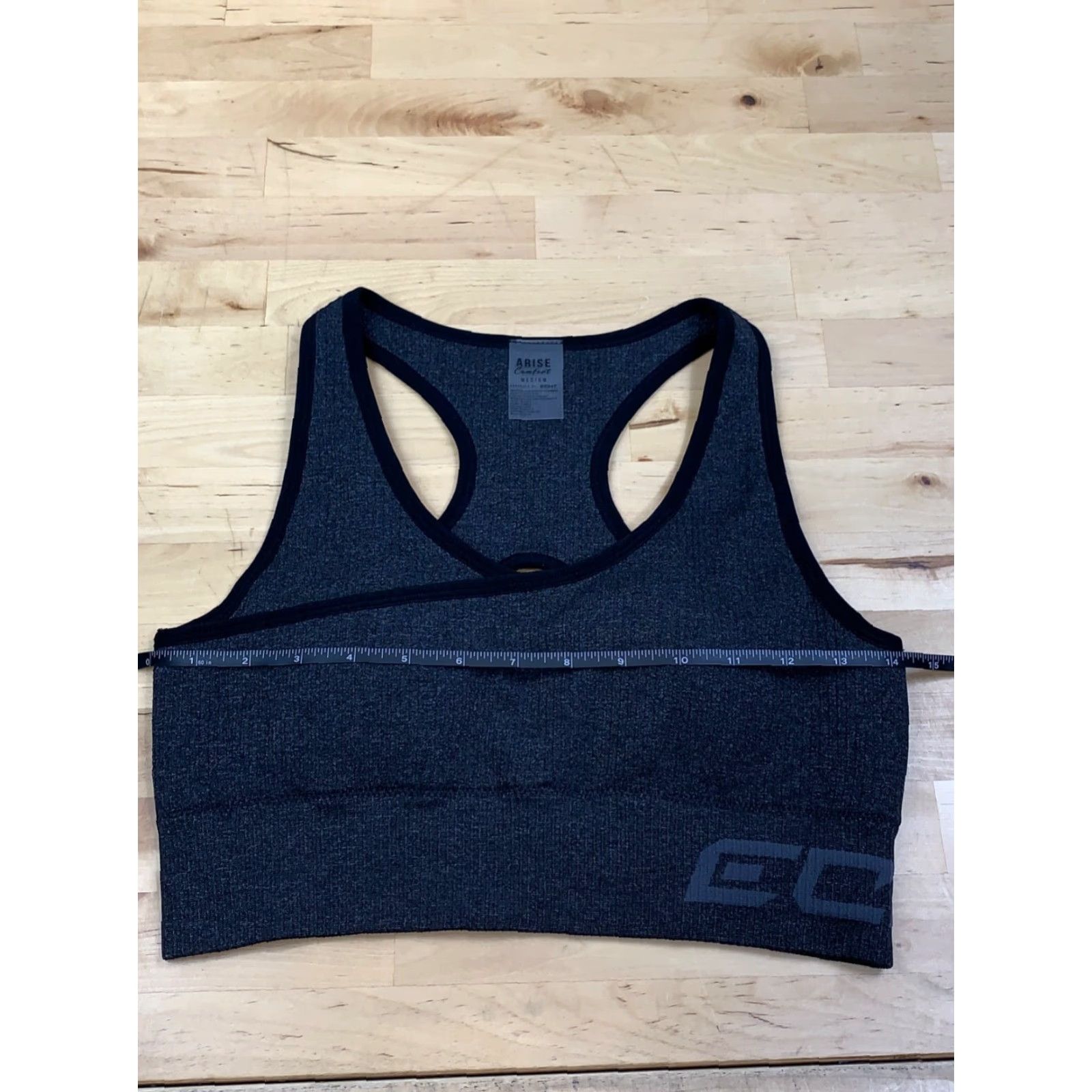 Vintage ECHT Arise Comfort Racerback Sports Bra M Black Women's Sports Bra Racerback Activewear Size ONE SIZE - 4 Thumbnail