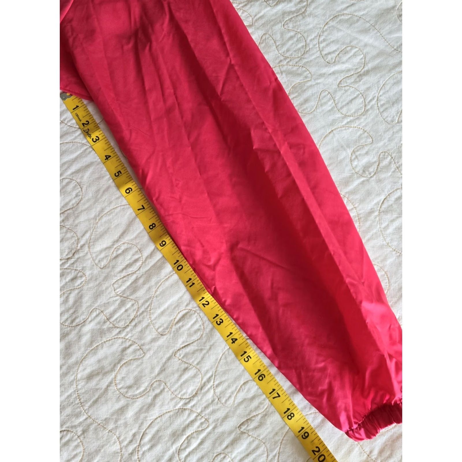 Pinko VINTAGE 80s 90s Pink Windbreaker Active Wear S/M Womens Small Medium Plaid Lining Nylon Cotton Outdoors Running Hiking Nature Girl Size S / US 4 / IT 40 - 7 Thumbnail