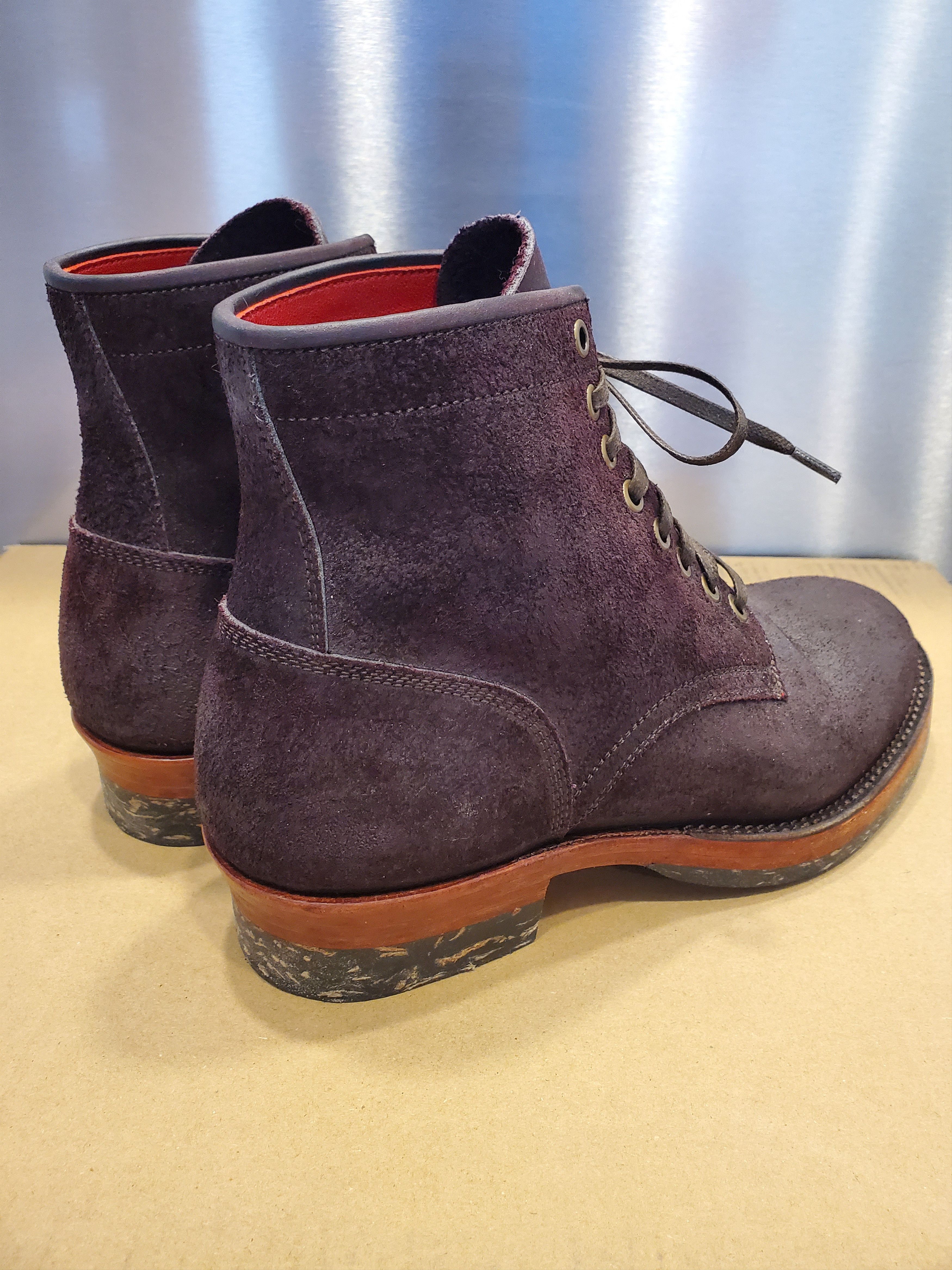 Briselblack Briselblack Reverse Rare Wine Chamois Boots Size US 7.5 / EU 40-41 - 4 Thumbnail
