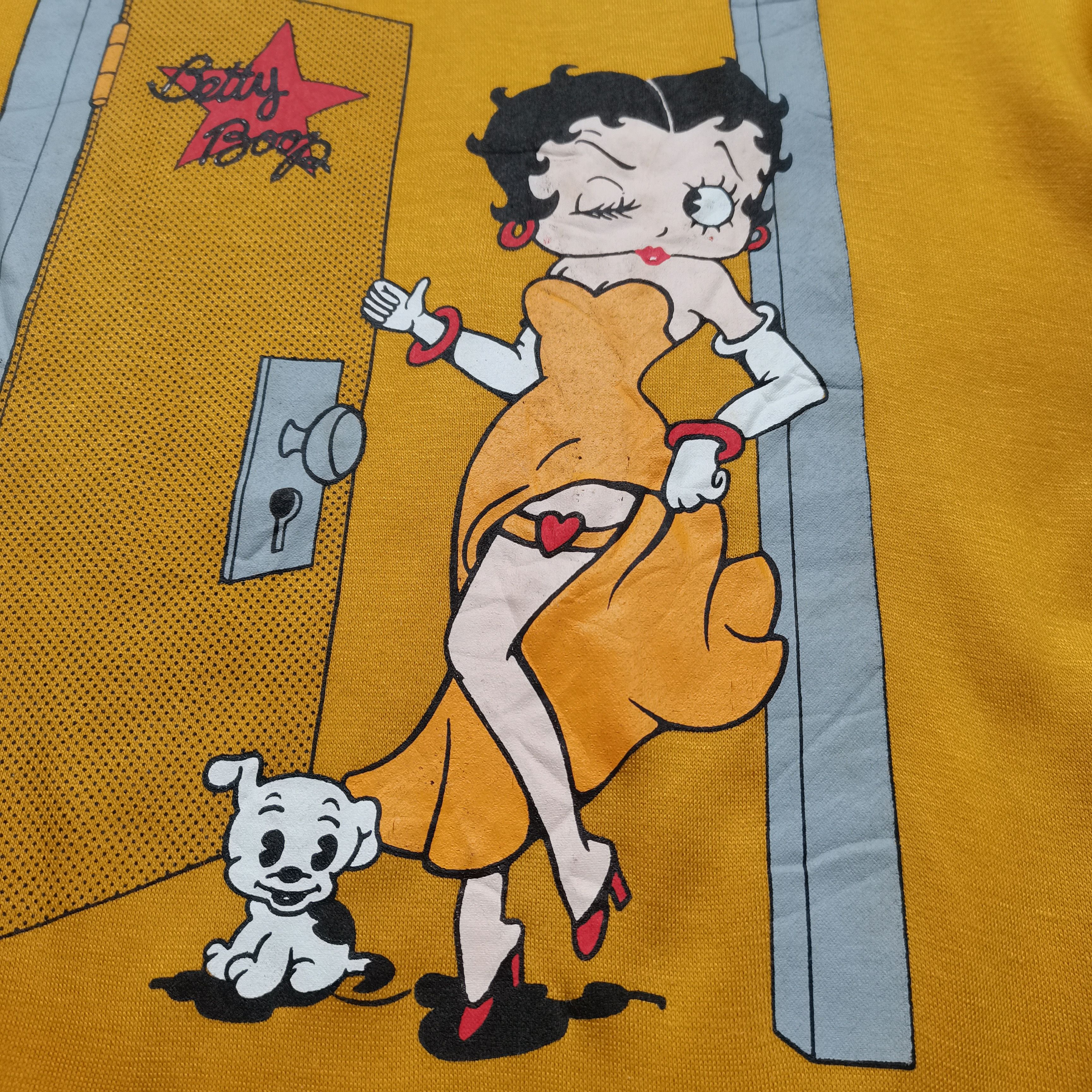Cartoon Network × Vintage Archive🔥 Crazy Vintage 90s Betty Boop Crewneck Sweatshirt Size US L / EU 52-54 / 3 - 5 Thumbnail