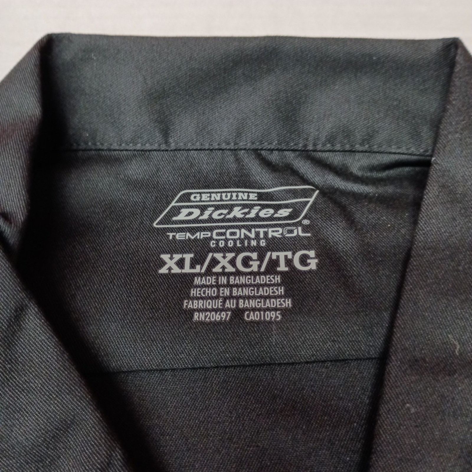 Dickies Dickies Essential Work Shirt Mens Size XL Black Temp Control Size US XL / EU 56 / 4 - 3 Thumbnail