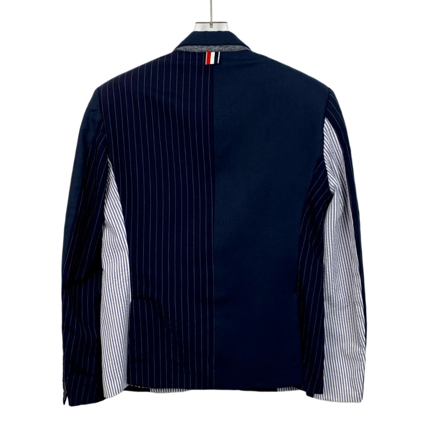 Thom Browne Thom Browne Multicolor Striped Cotton Wool Single-Breasted B Size US M / EU 48-50 / 2 - 8 Thumbnail