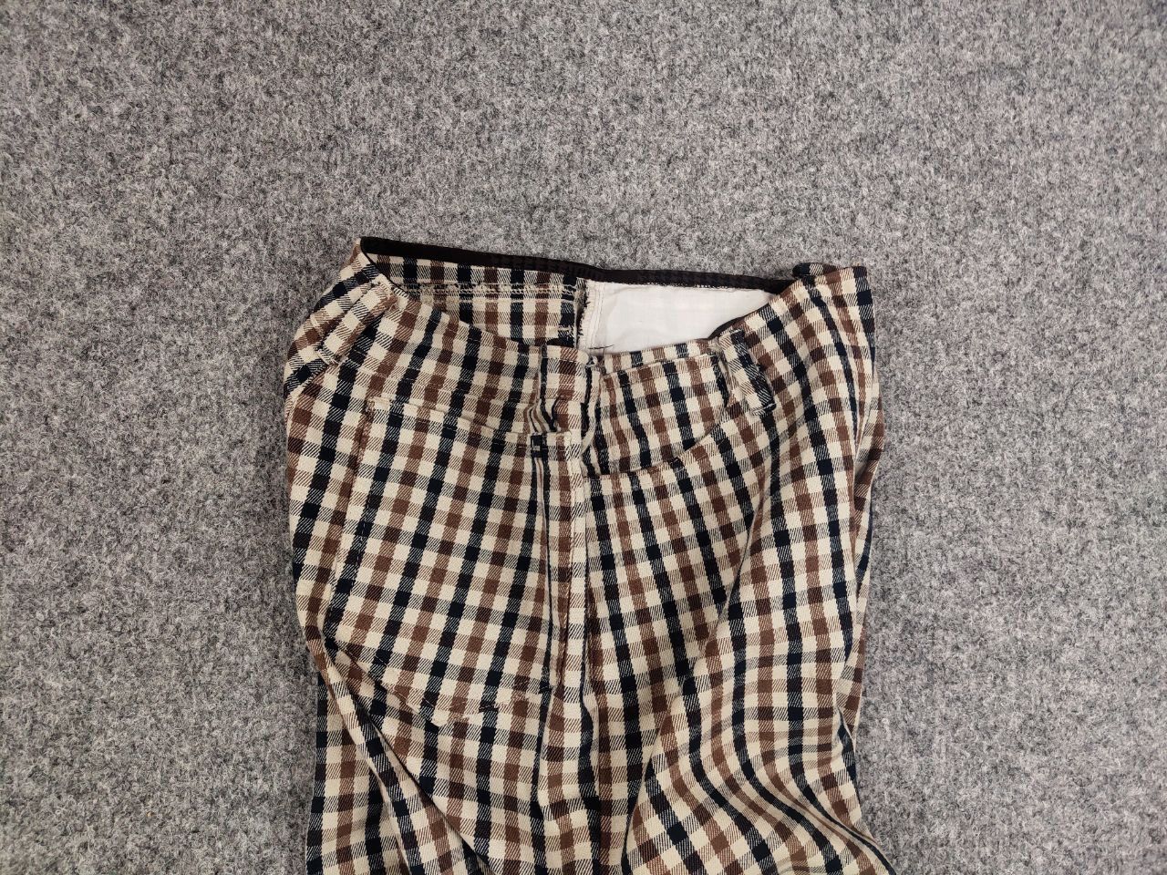 Aquascutum Vintage Aquascutum Classic Nova Check Trouser Women Pants Size 27" / US 4 / IT 40 - 11 Thumbnail
