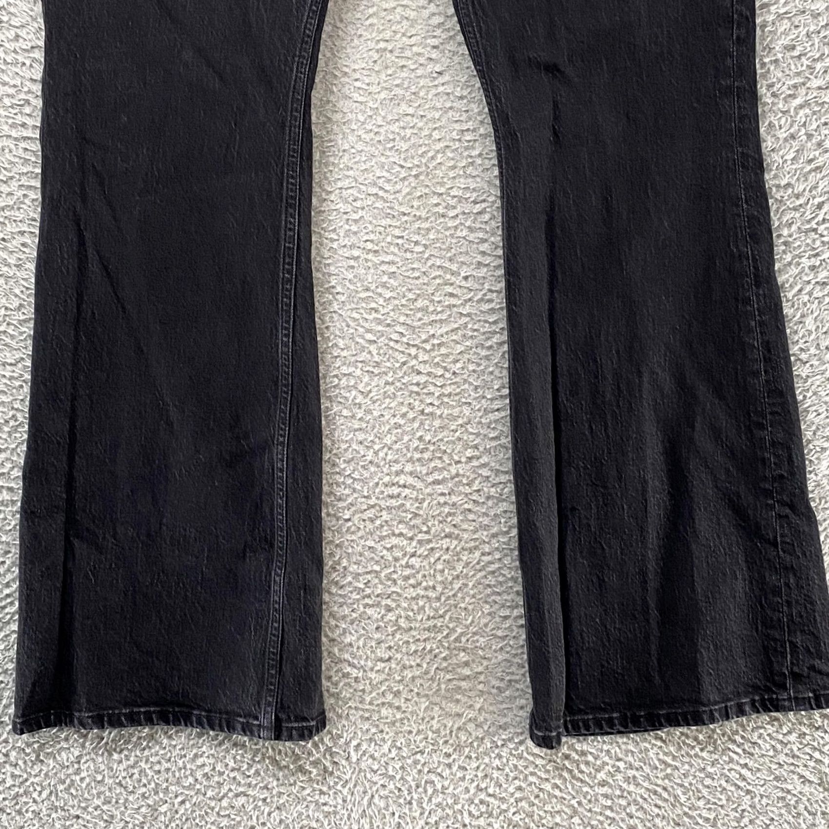 Abercrombie & Fitch Abercrombie & Fitch Jeans Bootcut Womens 32 Black Mid Rise Curve Love Denim Size 24" / US 00 / IT 34 - 3 Thumbnail