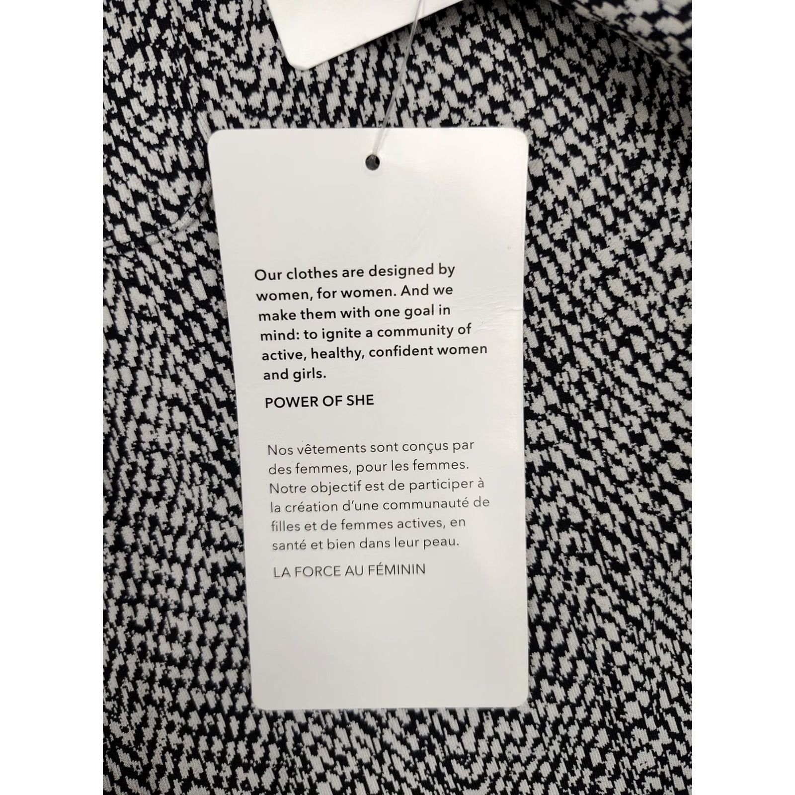 Athleta Athleta Jacket Womens Large Black White Textured Shirt Shacket Sculptek Stretch Size L / US 10 / IT 46 - 4 Thumbnail