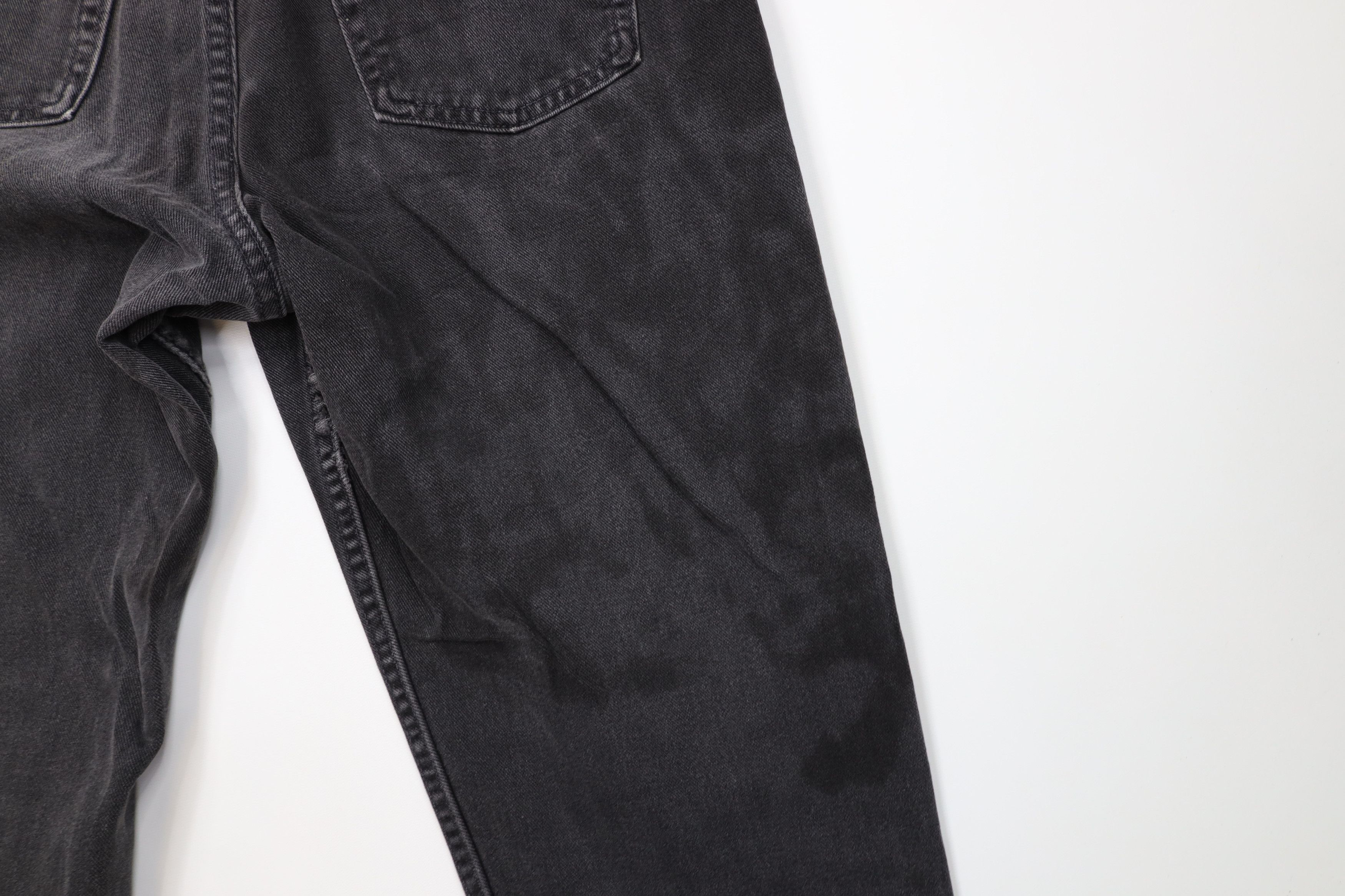Levi's Vintage Y2K 2001 Levis 550 Tapered Leg Jeans Black USA Size 36" / US 14 / IT 50 - 14 Thumbnail