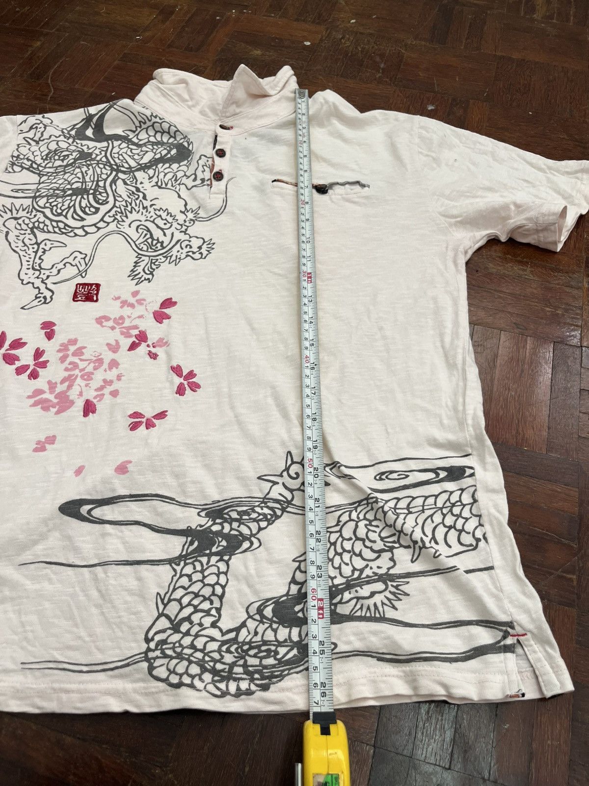 Blue Blue Japan 💥Sukajan DRAGON Shirts with Wood Button Size US M / EU 48-50 / 2 - 12 Thumbnail