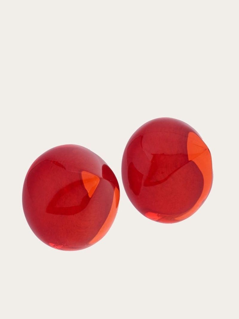 Salvatore Ferragamo o1y0426 Size : OS / Earrings in Red Size ONE SIZE - 2 Thumbnail