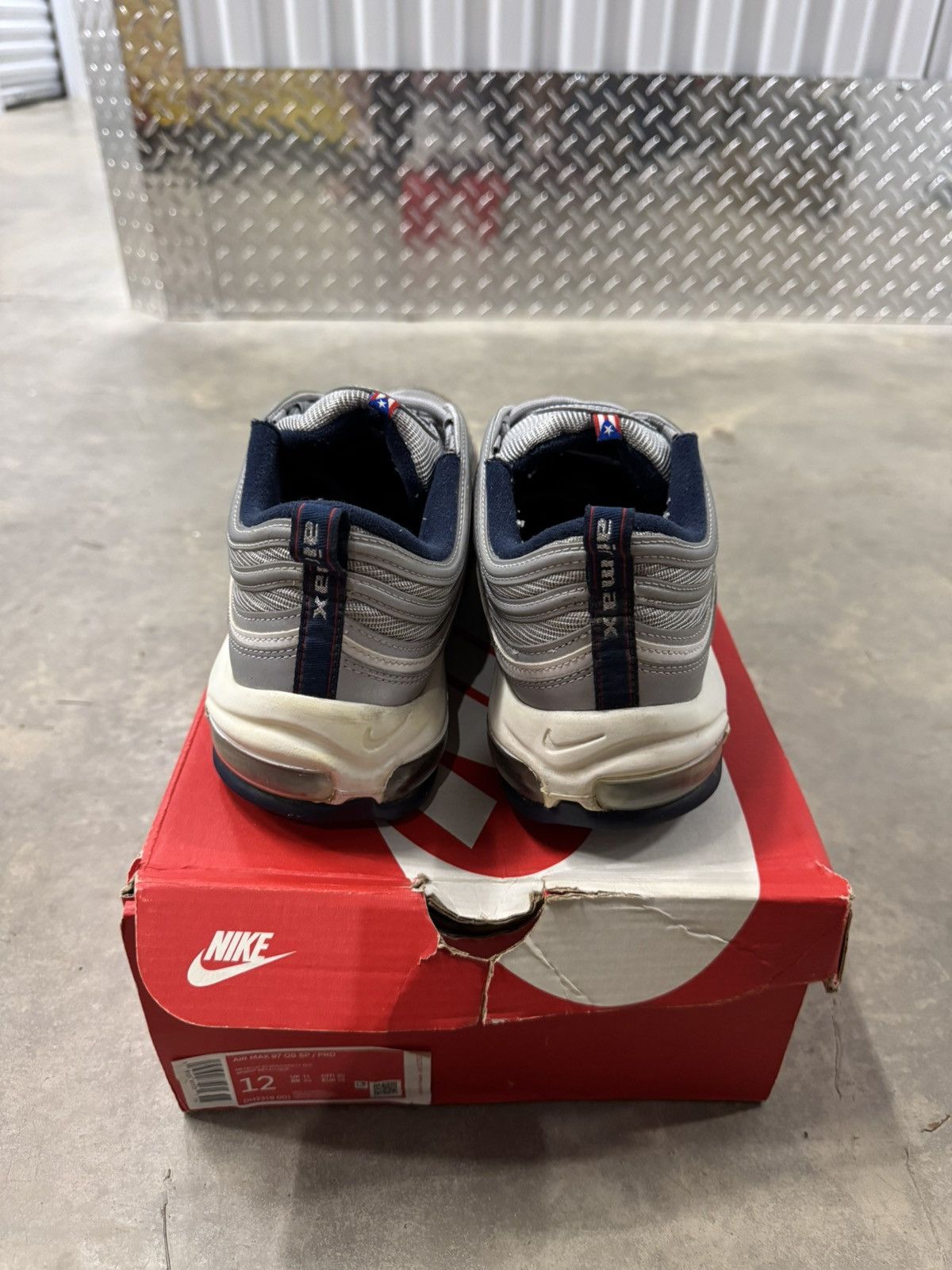 Nike Nike Air Max 97 QS Puerto Rico Size 12 Size US 12 / EU 45 - 5 Thumbnail