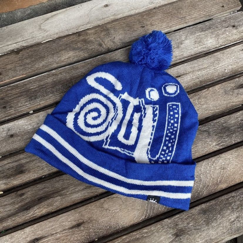 Stussy × Vintage Stussy pom beanie hat Size ONE SIZE - 1 Thumbnail