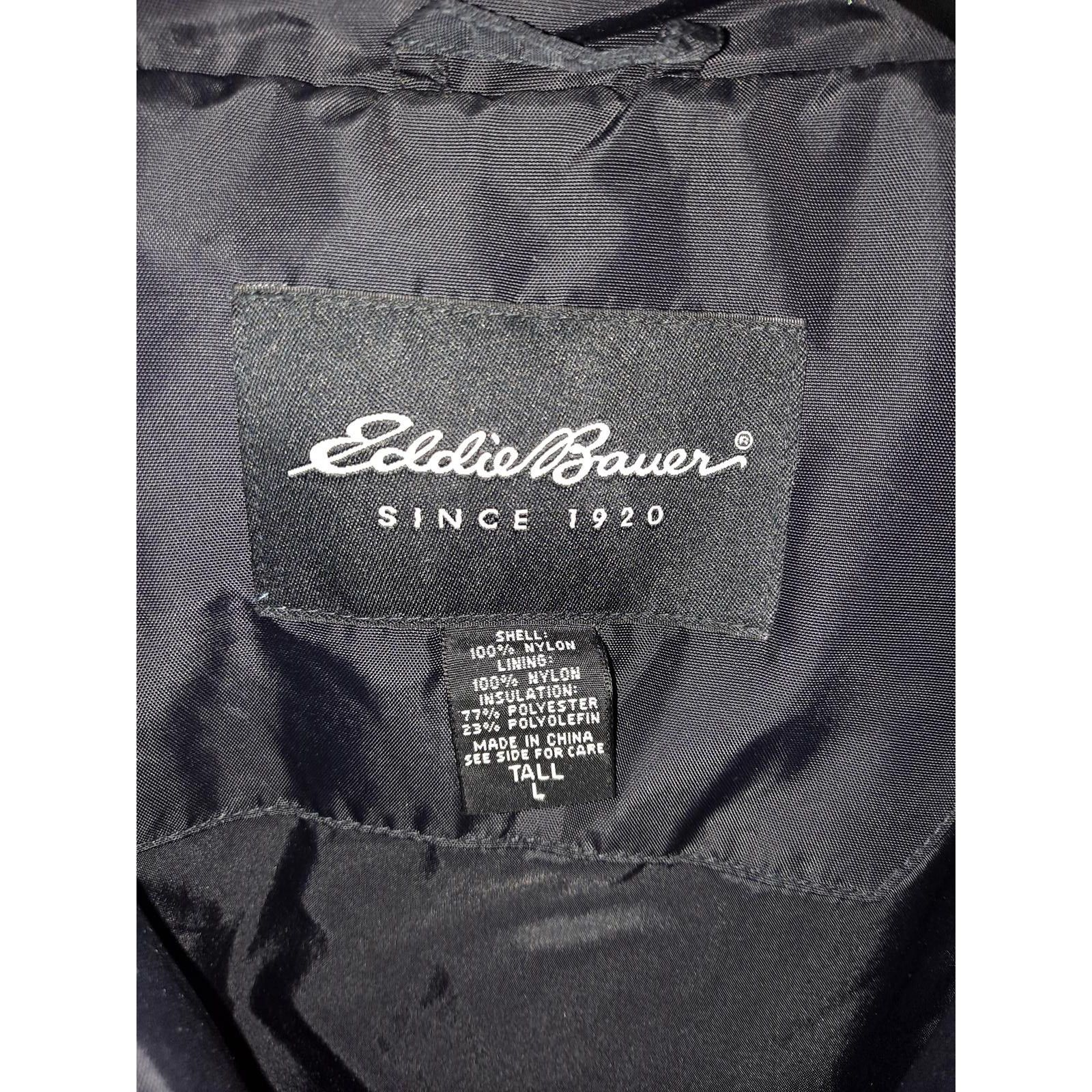 Eddie Bauer Eddie Bauer Black Full Zipper Jacket Size Large Size US L / EU 52-54 / 3 - 2 Thumbnail