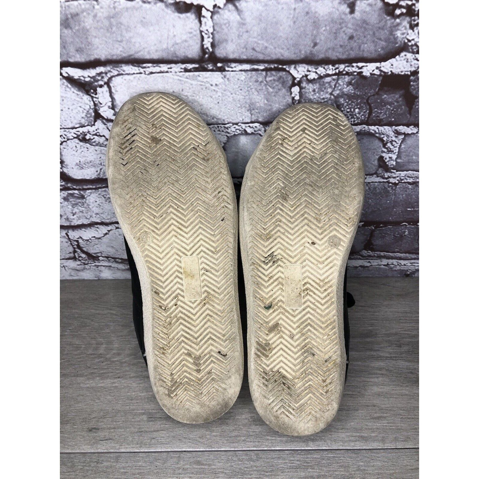 Allsaints AllSaints Sheer Black White Leather Low Casual Sneakers Wome Size US 9 / IT 39 - 8 Thumbnail