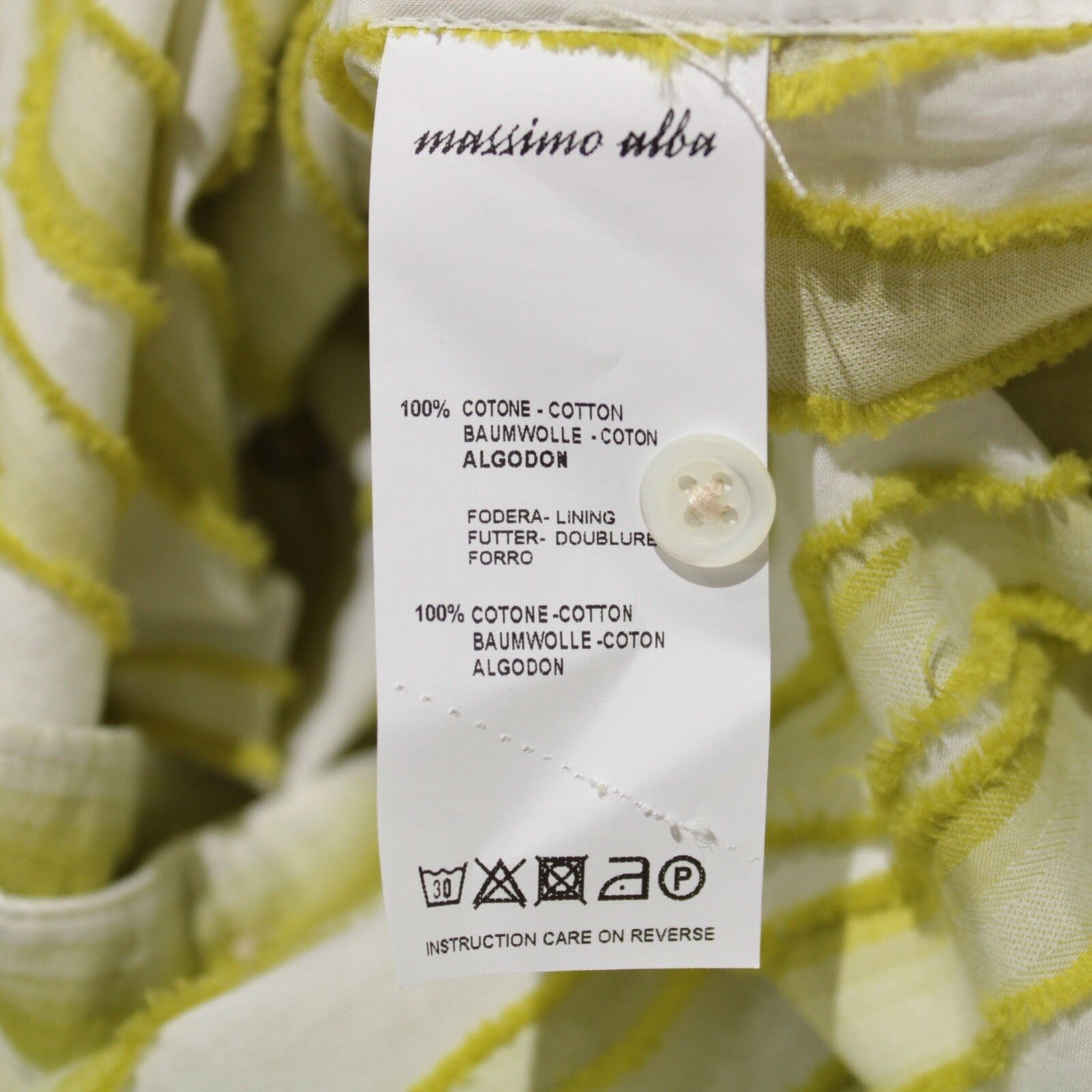Massimo Alba Massimo Alba New with tags Shirt Size M US In Yellow Size US M / EU 48-50 / 2 - 8 Thumbnail