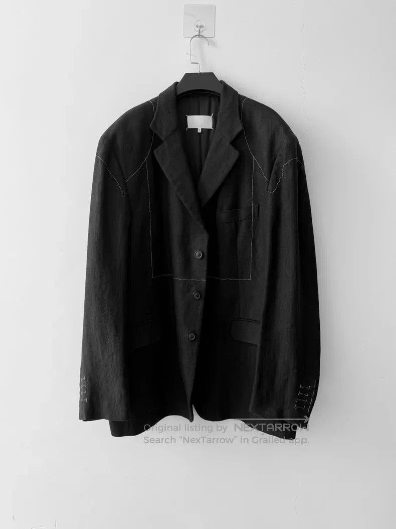 Maison Margiela Maison Margiela White-marked line suit Size US M / EU 48-50 / 2 - 1 Thumbnail