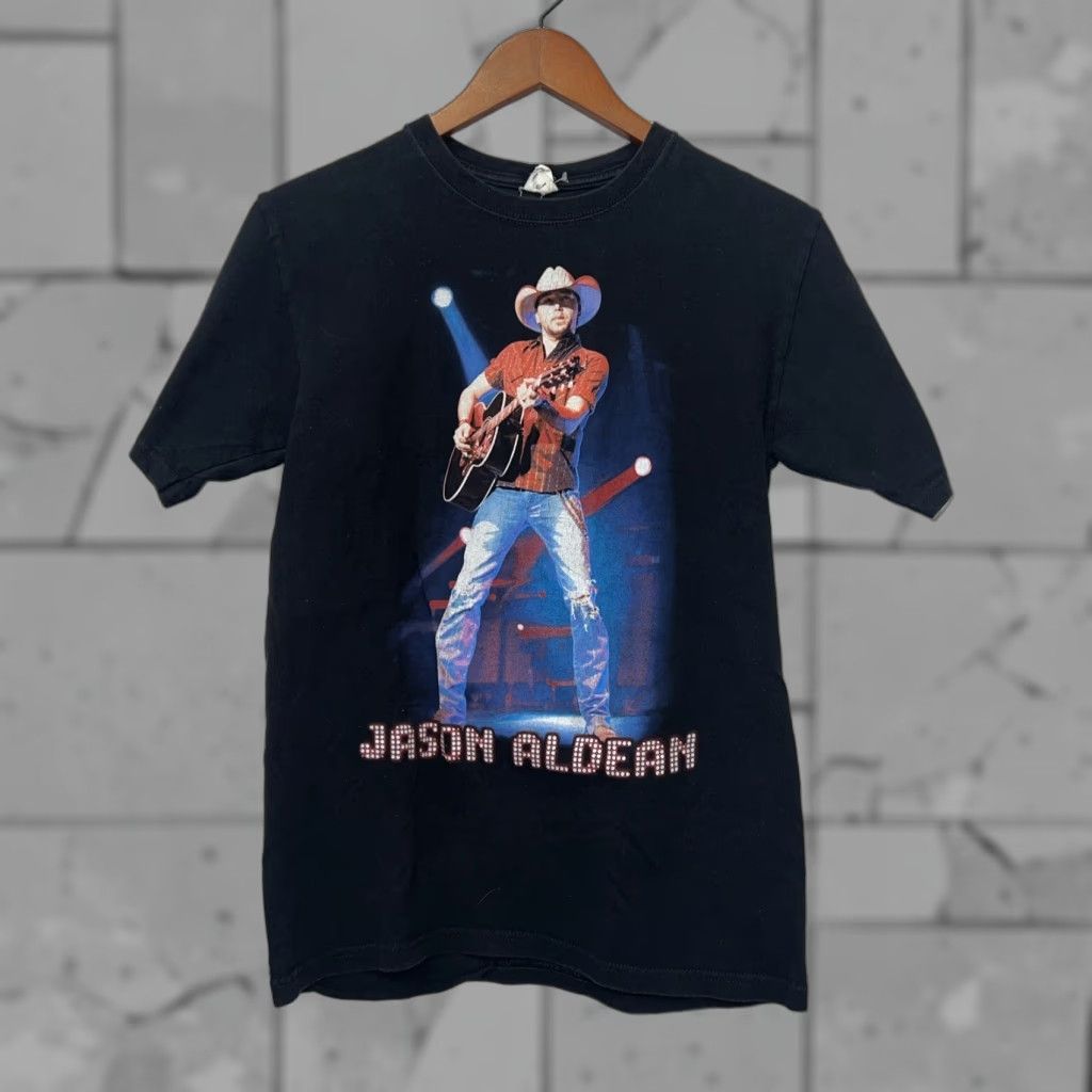Vintage Jason Aldean 2010 Tour T-Shirt Mens Size S Black Shirt"} Size US S / EU 44-46 / 1 - 1 Thumbnail