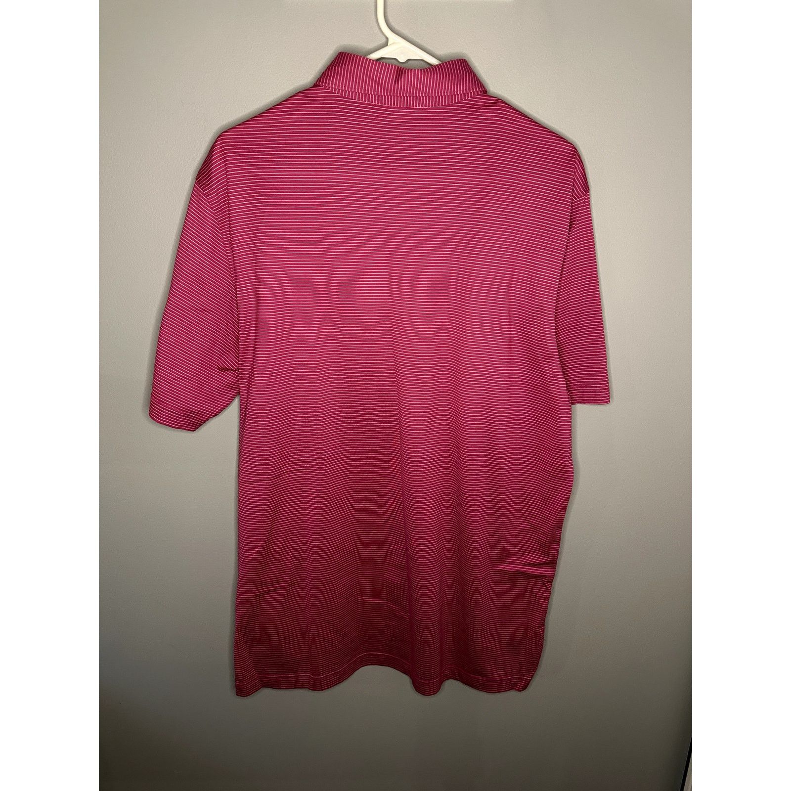 Peter Millar Peter Millar Striped Chest Pocket Polo Shirt Pink Medium Size US M / EU 48-50 / 2 - 4 Thumbnail