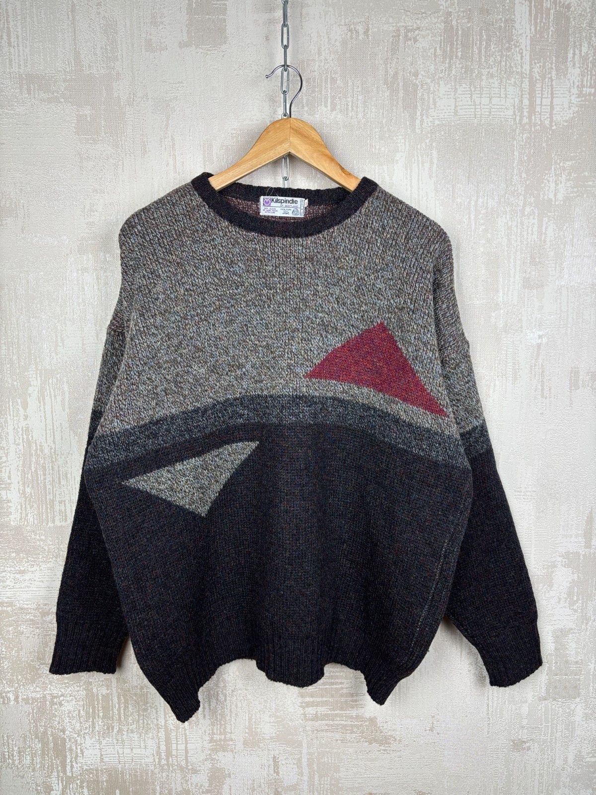 Vintage Vintage Kilspindie of Scotland 80's Wool Crew Neck Sweater Size US XL / EU 56 / 4 - 2 Thumbnail