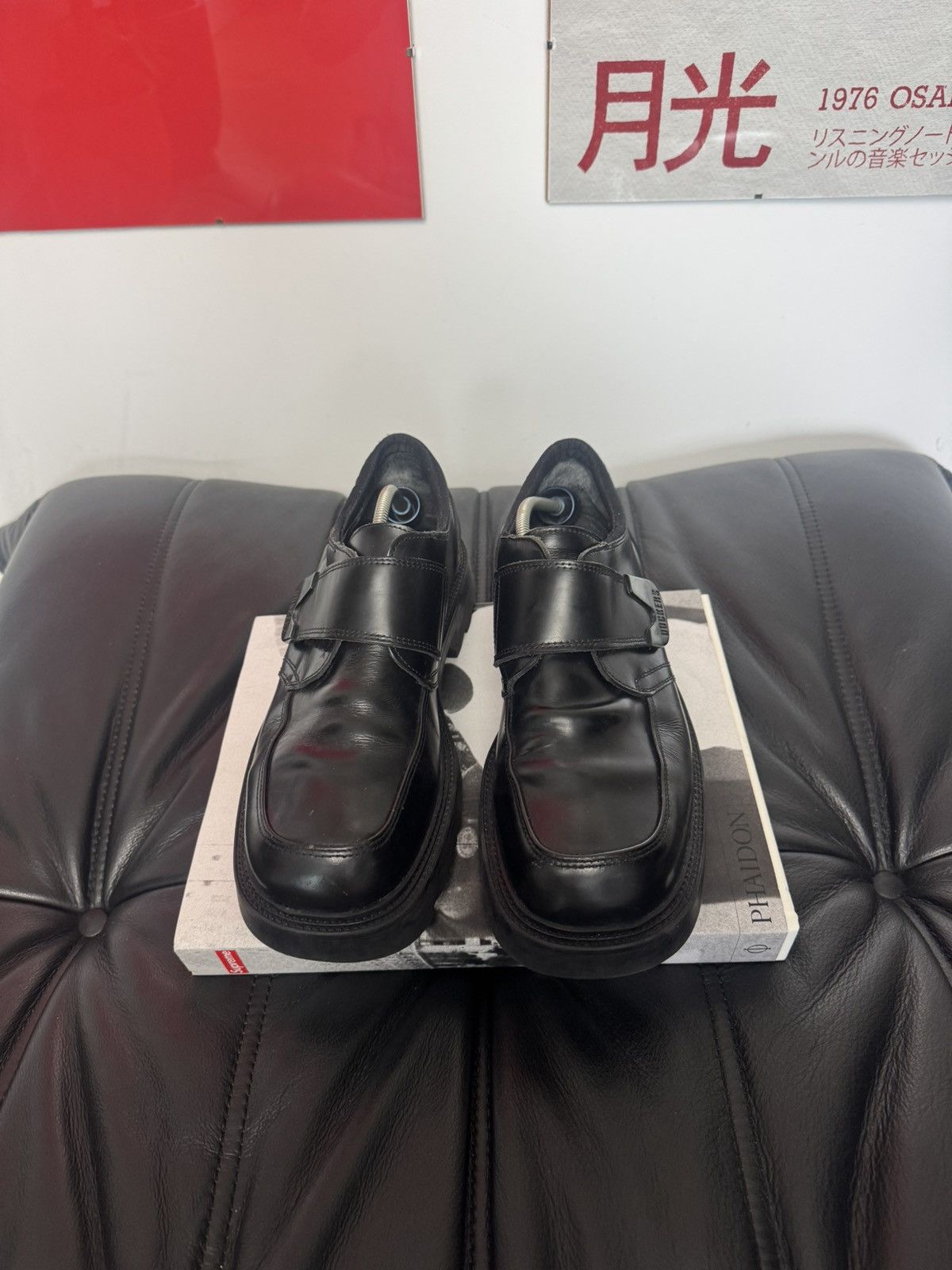 Dockers Vintage 90s Dockers Avant-garde Chunky Leather Boots Derby Size US 9 / EU 42 - 2 Thumbnail