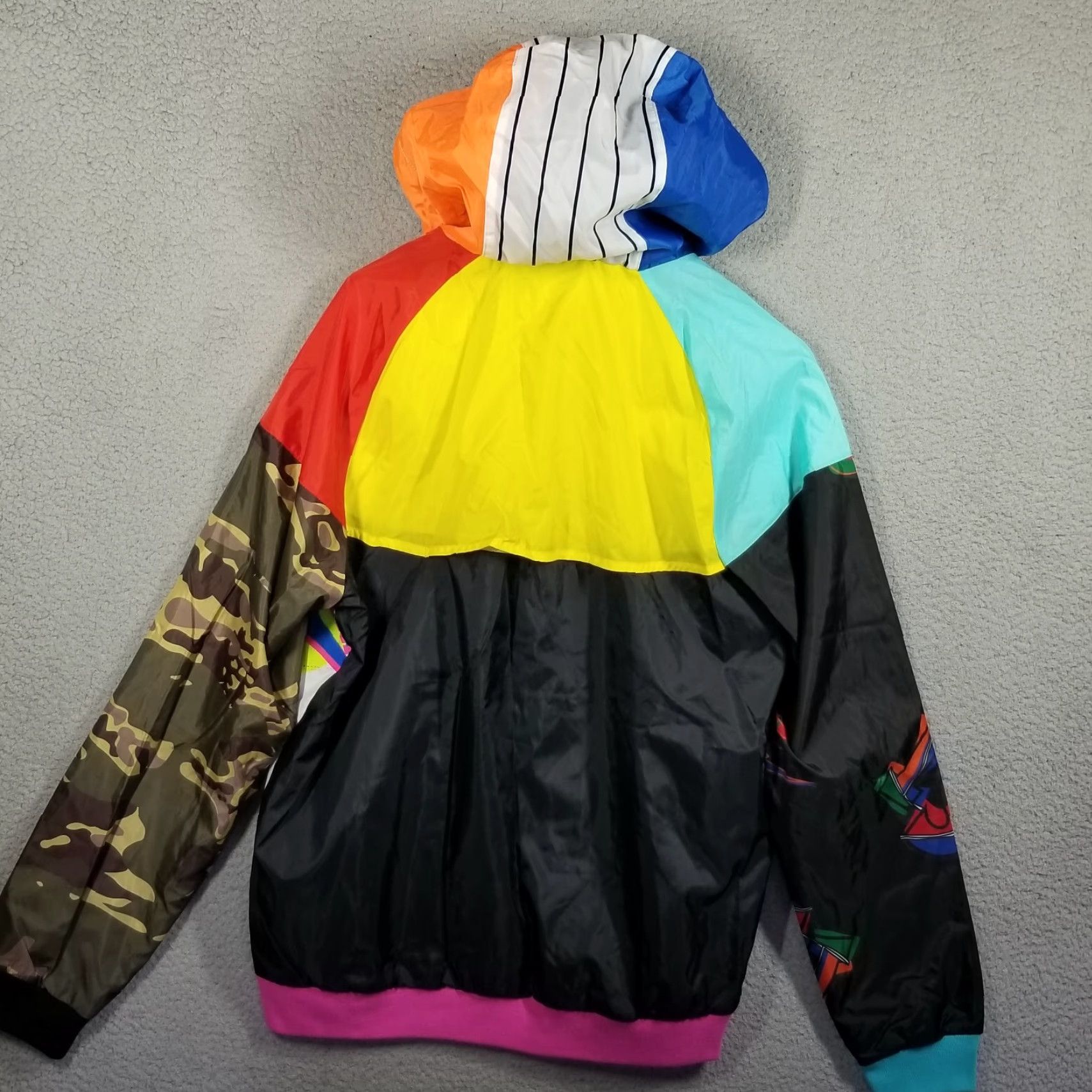 Nike NIKE Windbreaker Jacket Multicolor Adult Large NEW Mens Size US L / EU 52-54 / 3 - 2 Thumbnail