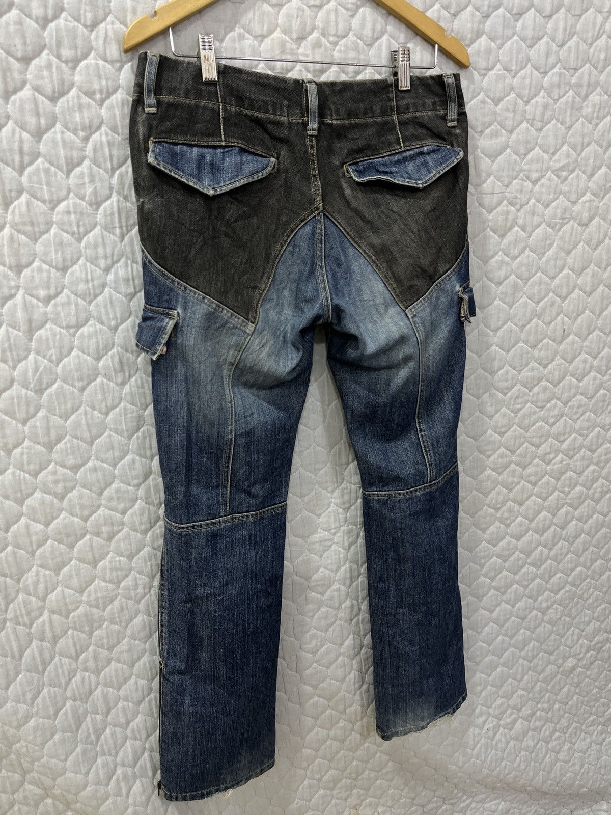 Le Grande Bleu (L.G.B.) 🔥🔥🔥ARCHIVE PPFM PATCHWORK DENIM Size US 33 - 5 Thumbnail