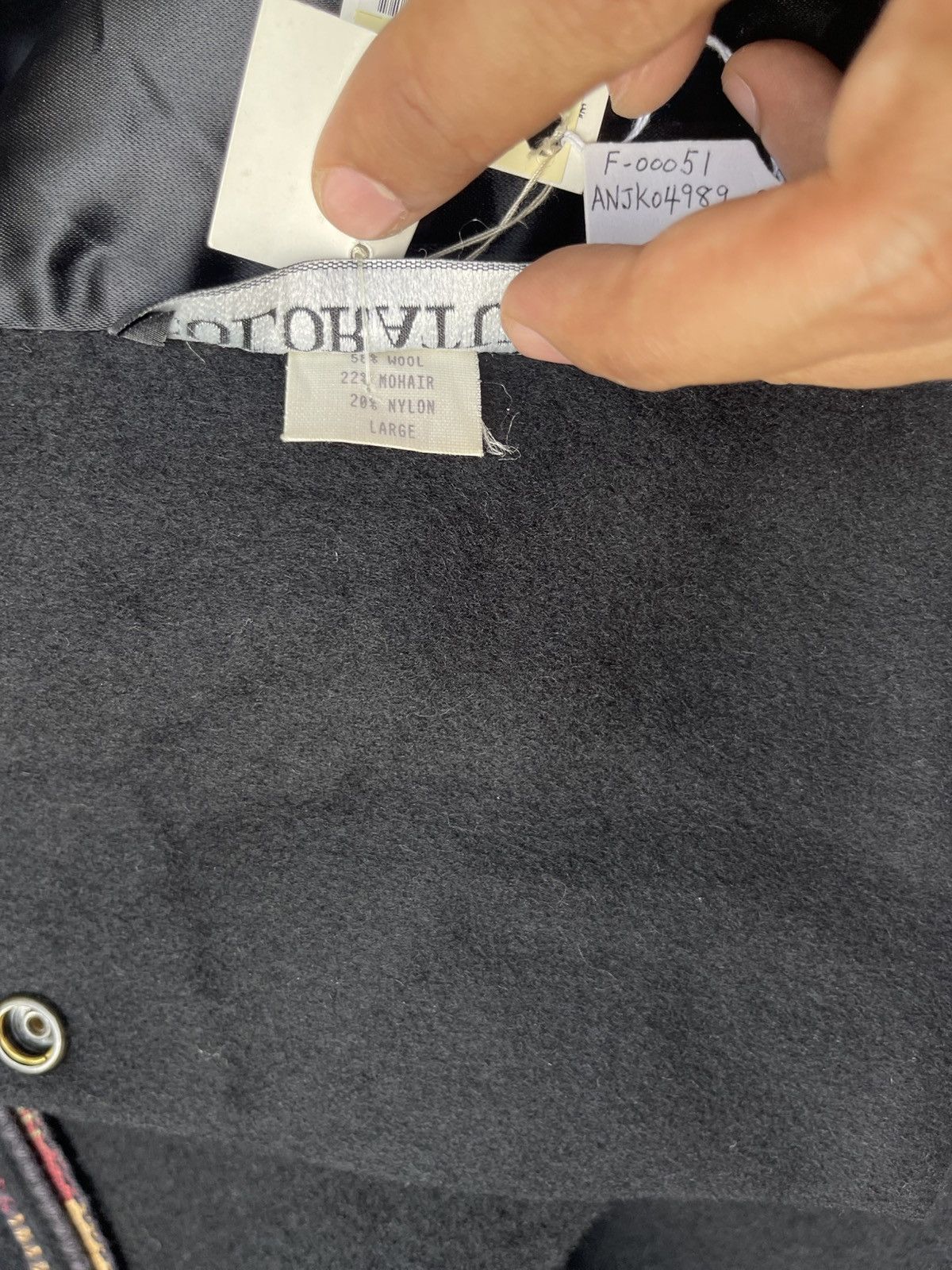 Designer Rare Coloratura Avant-Garde Mohair Wool Jacket – Made in USA Size L / US 10 / IT 46 - 4 Thumbnail