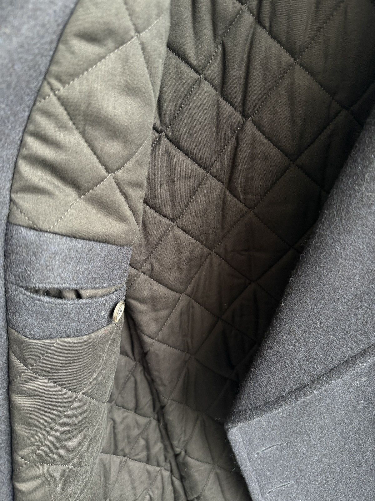 Balmain BALMAIN Navy Wool-Padded Military Coat Size US M / EU 48-50 / 2 - 5 Thumbnail