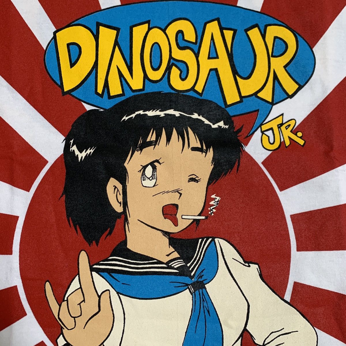 Rare Dinosaur jr - frank kozik x anime x band tees x fanmade rare | Grailed