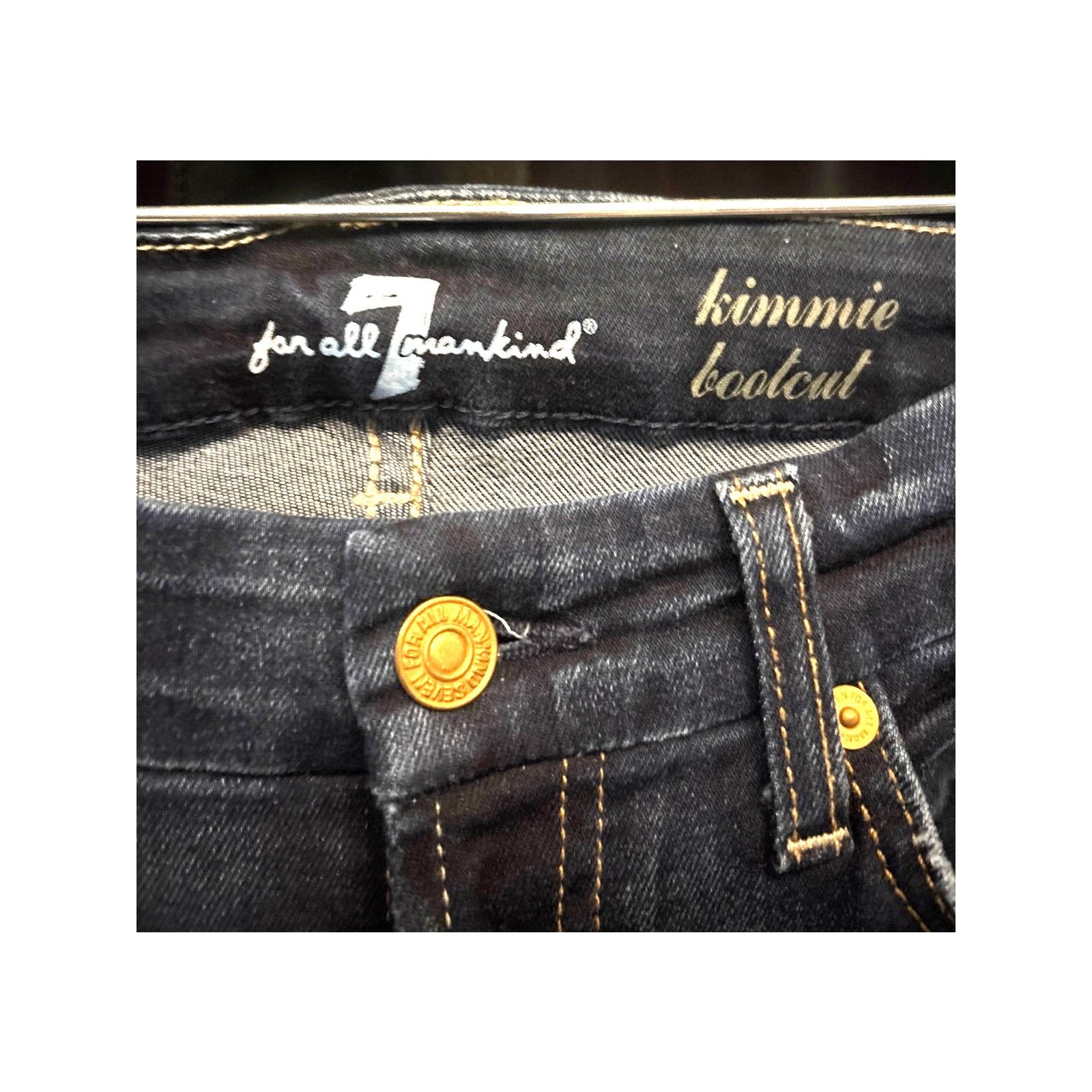 7 For All Mankind 7 For All Mankind Kimmie Bootcut Jeans Size 25" / US 0 / IT 36 - 3 Thumbnail