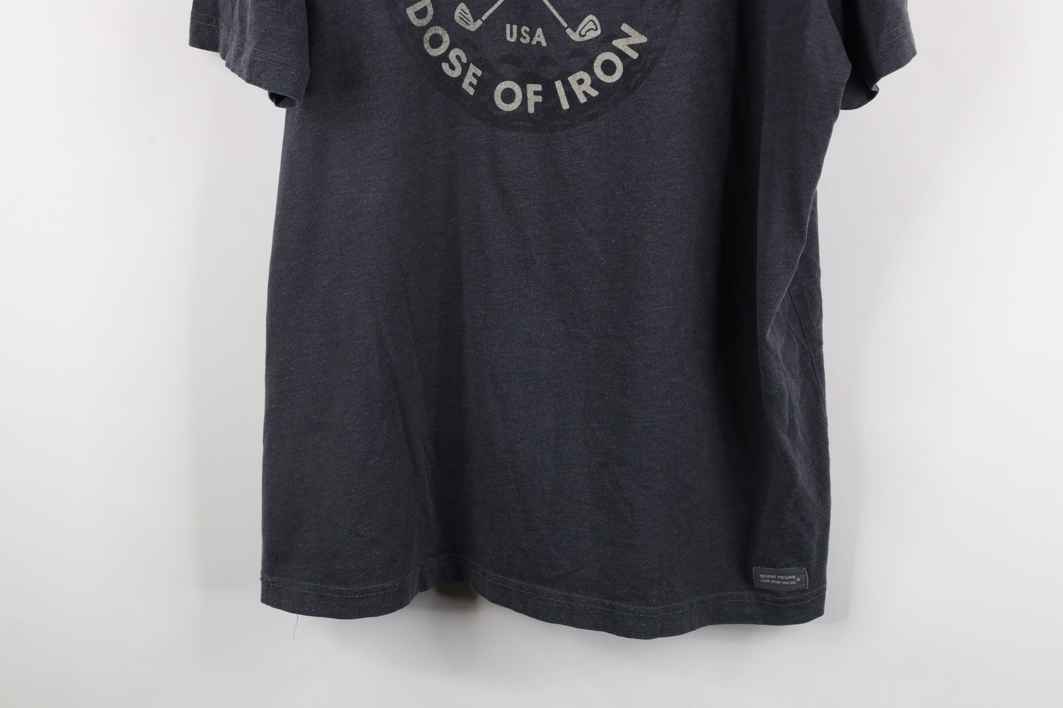 Life is Good × Vintage Life Is Good Out Dose of Iron Golf Crusher T-Shirt Gray Size US XL / EU 56 / 4 - 3 Thumbnail
