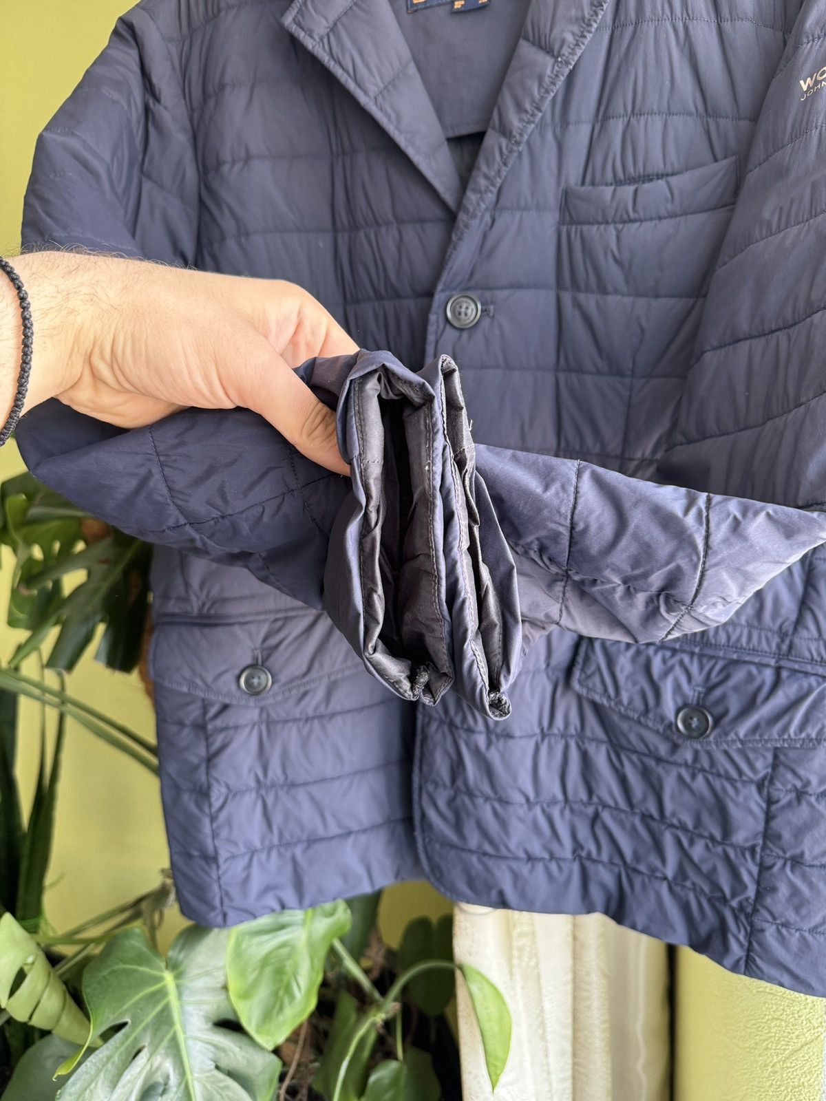 Woolrich Woolen Mills Woolrich Light Quilted Jacket Midi Coat Navy Size US XL / EU 56 / 4 - 8 Thumbnail
