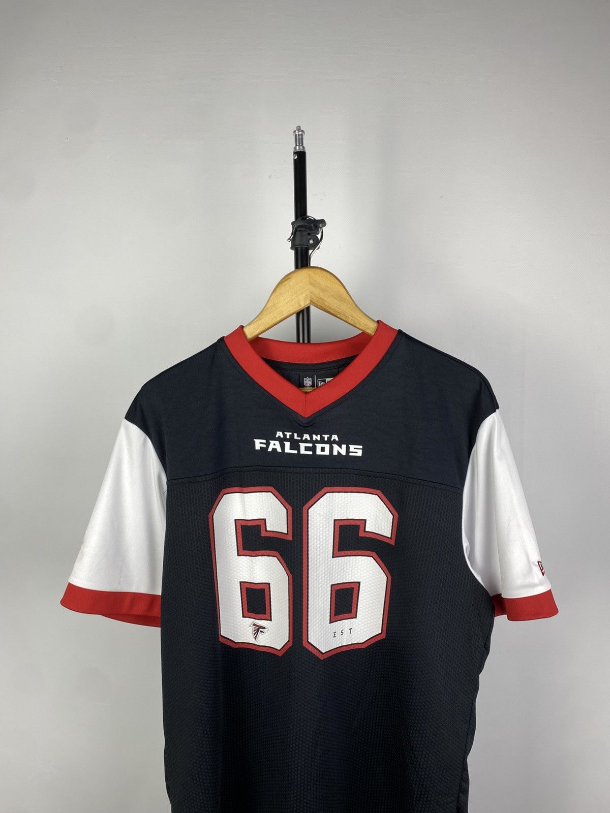 NFL × Vintage 00s NFL New Era Team Atlanta Falcons #66 Jersey T shirt Size US L / EU 52-54 / 3 - 2 Thumbnail