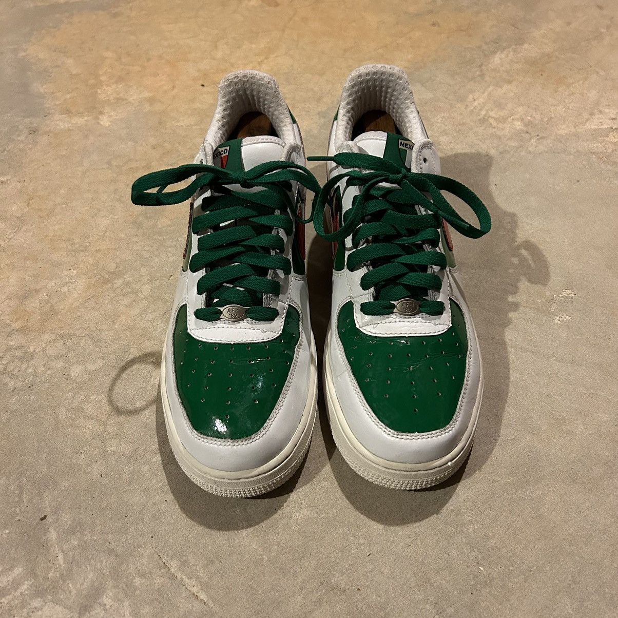Nike × Vintage Nike Air Force 1 Low World Cup Mexico 2006 US 10 Size US 10 / EU 43 - 3 Thumbnail
