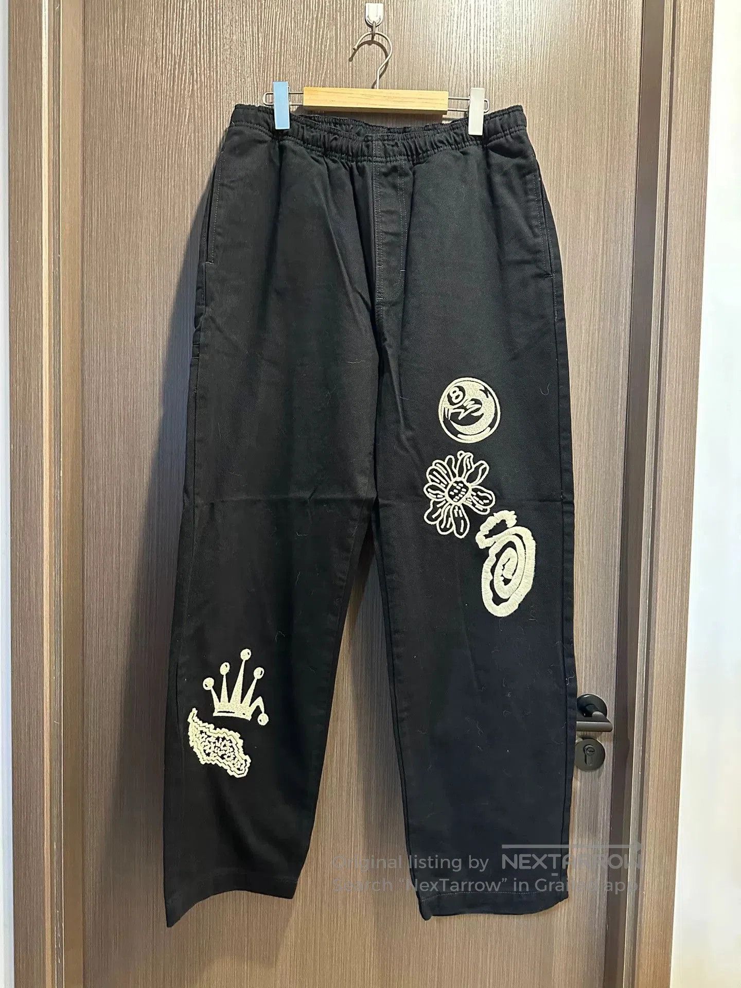 Stussy Stussy x NOMAt.d. Embroidered Palm Logo Pants. Size US 34 / EU 50 - 1 Thumbnail