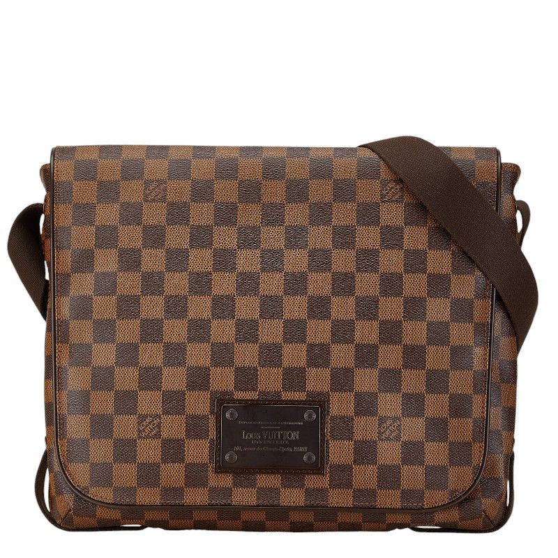 Louis Vuitton Louis Vuitton Louis Vuitton Damier Ebene Brooklyn GM Shoulder Bag Canvas Shoulder Bag N51212 in Very Good Condition Size ONE SIZE - 1 Thumbnail