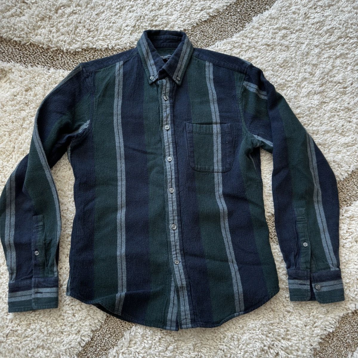 Club Monaco Striped Oxford style shirt Size US S / EU 44-46 / 1 - 2 Thumbnail