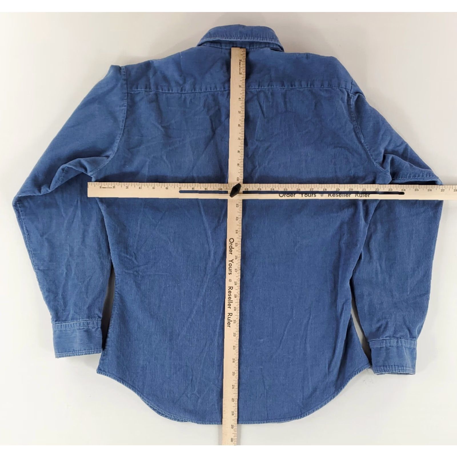 Sears VINTAGE Sears Sportswear Corduroy Button-Up Shirt Long Sleeve Blue Womens L Size L / US 10 / IT 46 - 8 Thumbnail