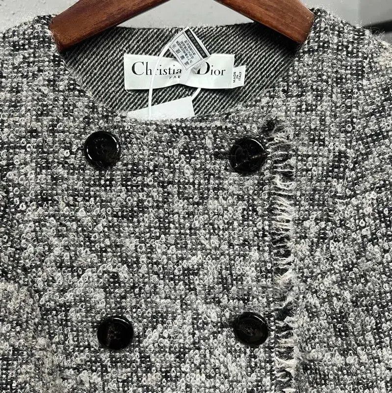 Dior Dior Multicolor Wool Women's Coat Size S . Size S / US 4 / IT 40 - 3 Thumbnail