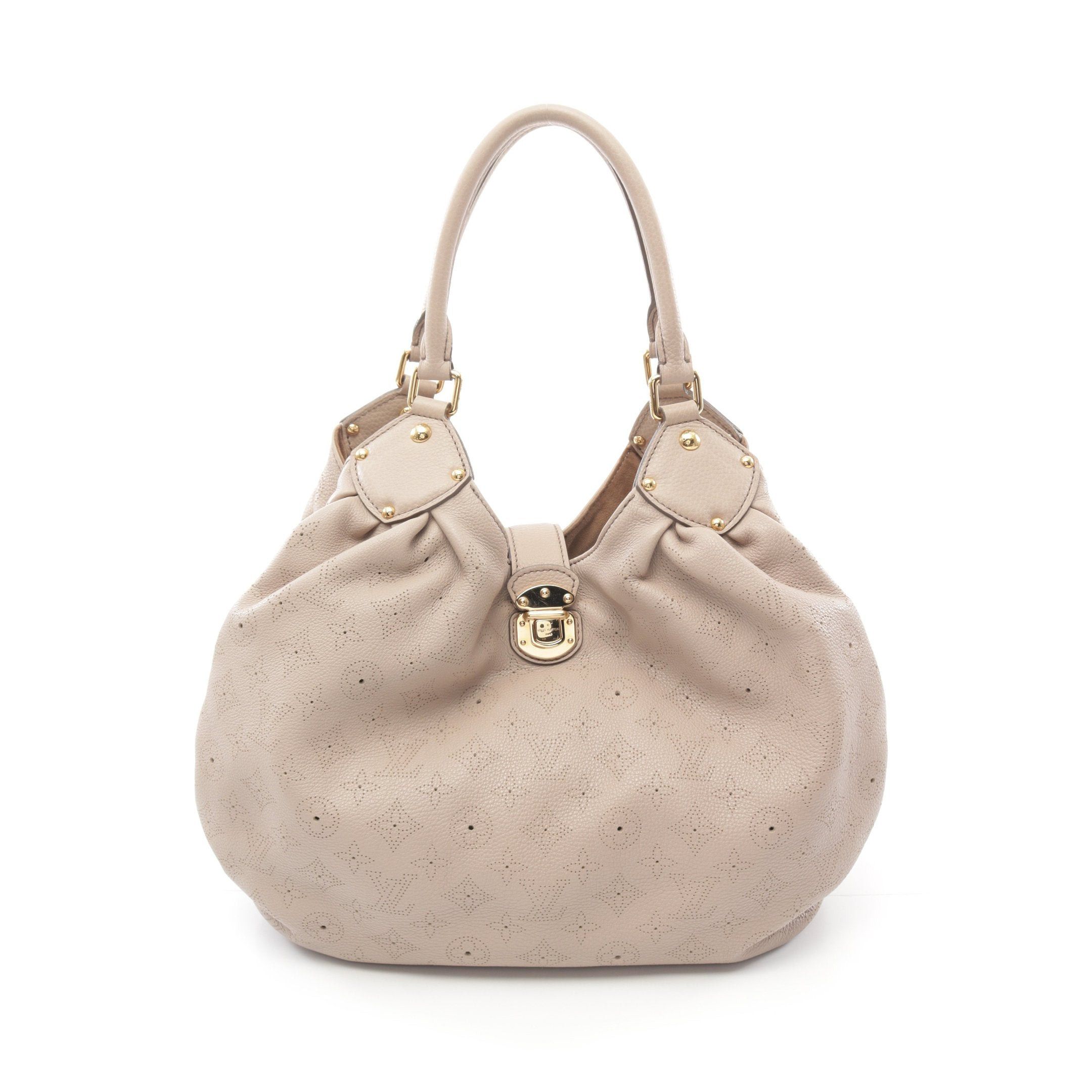 Louis Vuitton Louis Vuitton L Mahina Sable Shoulder Bag Leather Pink Beige Size ONE SIZE - 1 Thumbnail