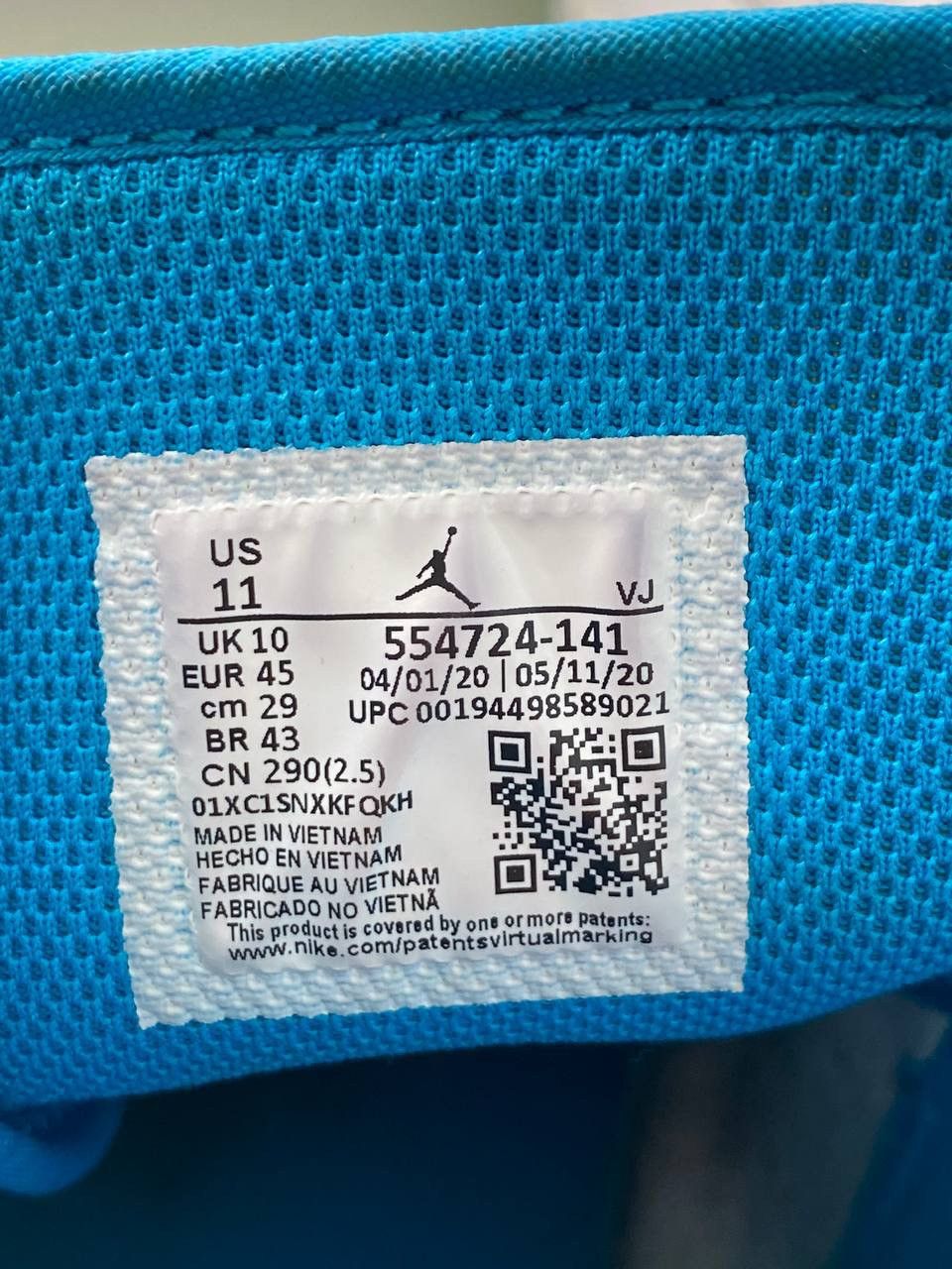 Jordan Brand Jordan 1 Mid ‘Laser Blue’ Size US 11 / EU 44 - 7 Thumbnail