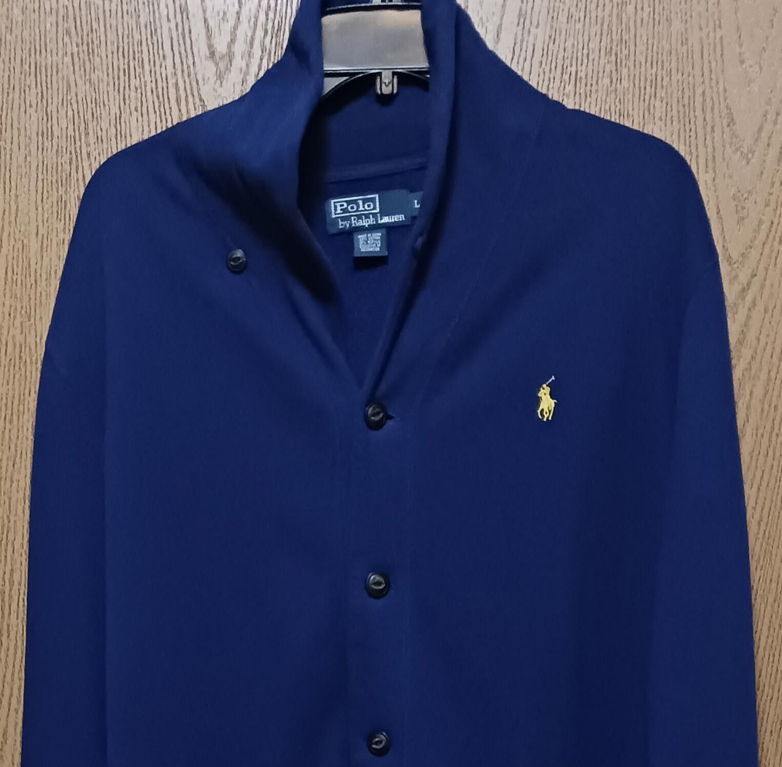 Polo Ralph Lauren Polo Ralph Lauren Blue Cardigan Sweater - Size L Size US L / EU 52-54 / 3 - 2 Thumbnail