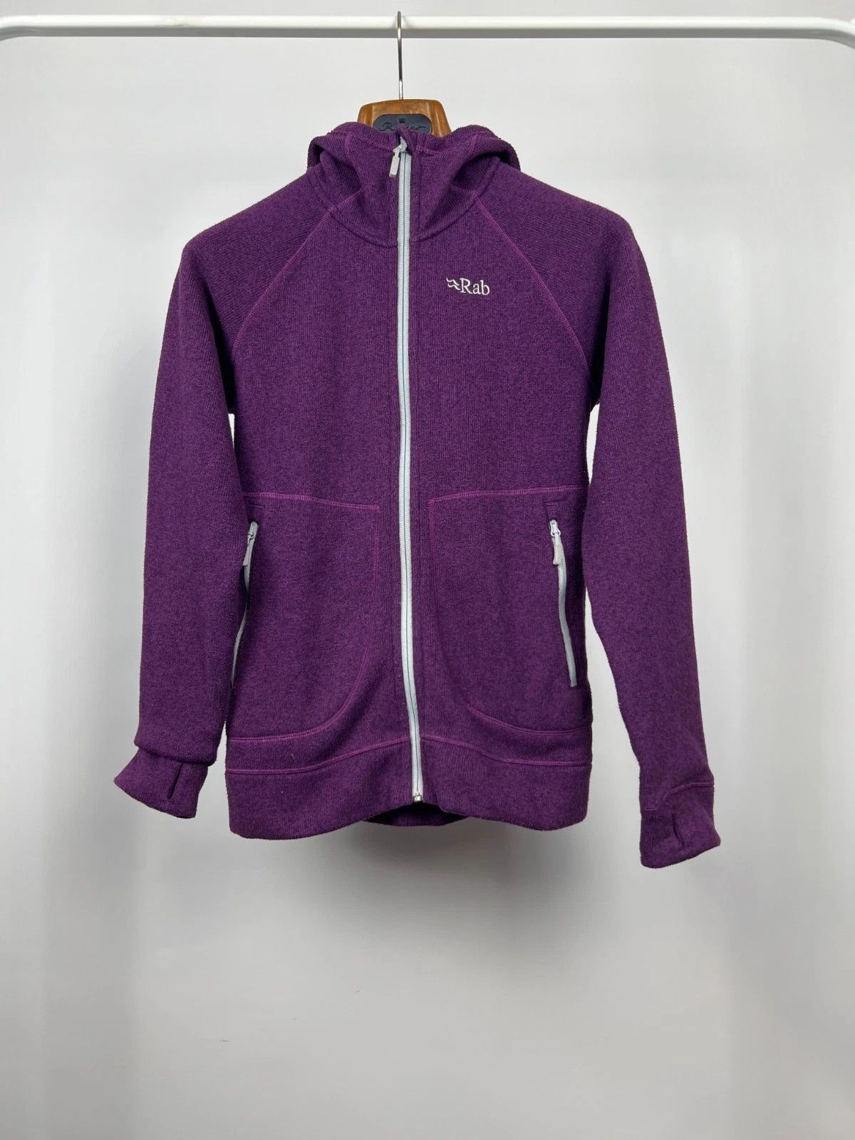 Rab Rab Quest Jacket Fleece Purple Full Zip High Neck Hoodie Size S / US 4 / IT 40 - 1 Thumbnail
