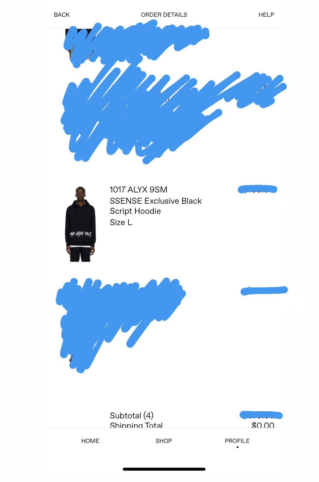 1017 ALYX 9SM 1017 Alyx 9SM Hoodie Black Size Large Size US L / EU 52-54 / 3 - 12 Thumbnail