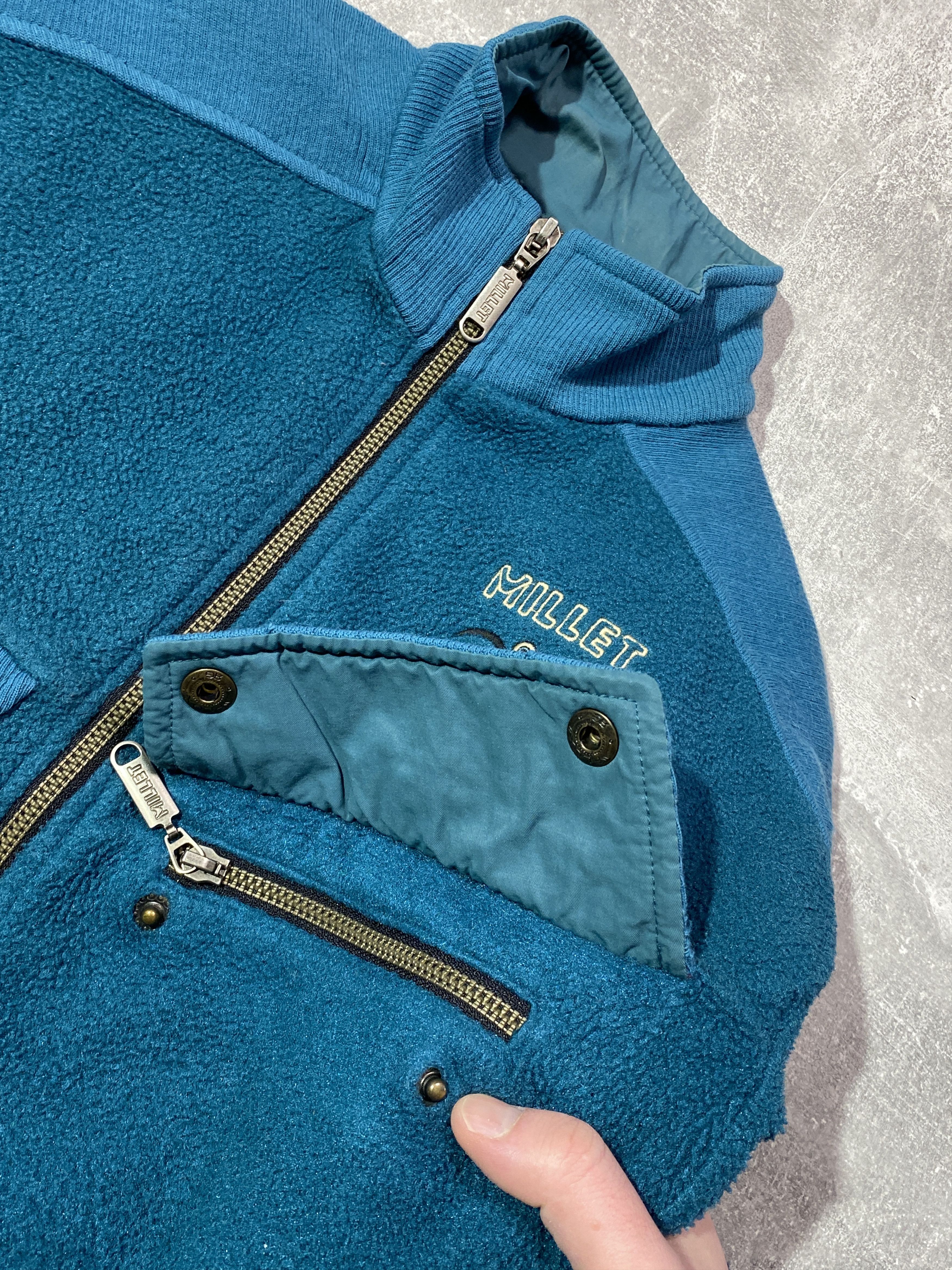 Vintage Vintage 90s MILLET Polartec Fleece Jacket Alpinism Outdoor Size US XS / EU 42 / 0 - 6 Thumbnail