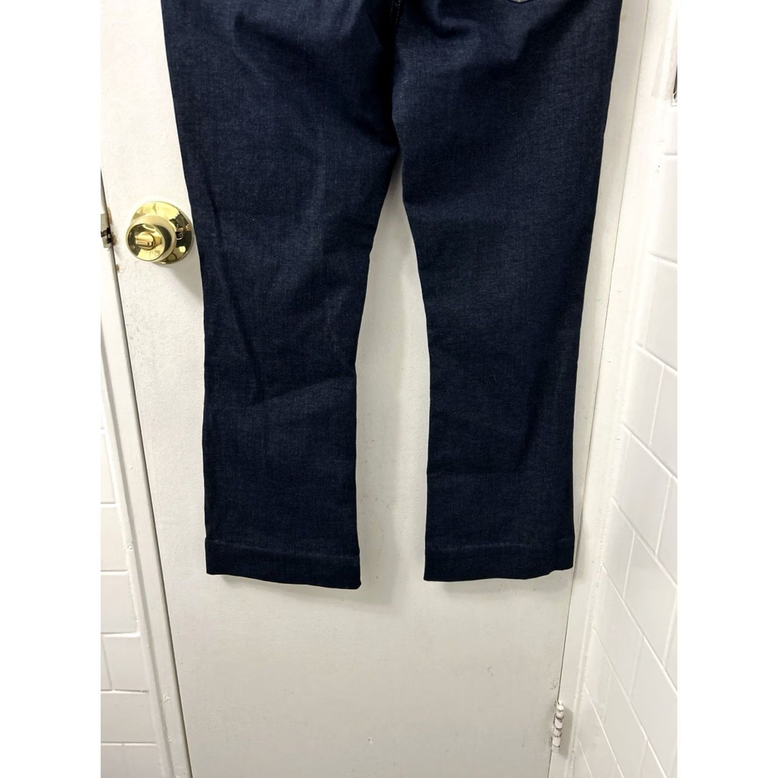 Denizen Levis Denizen Modern Boot Cut Jeans Womens Size 33x28 Dark Wash Stretch Denim Slim Embroidered Logo 5-Pocket Regular Rise Womens Jeans Size 24" / US 00 / IT 34 - 7 Thumbnail