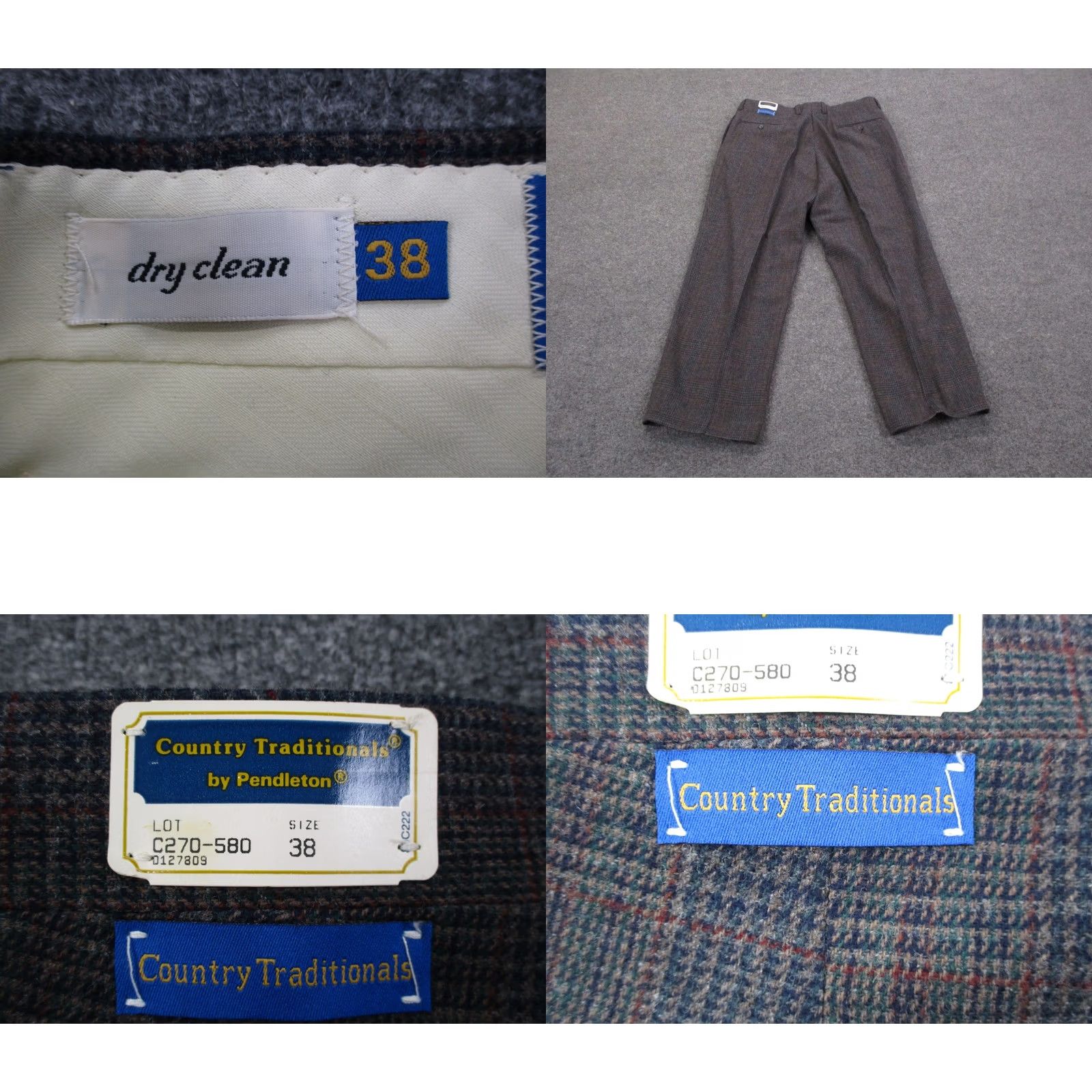 Pendleton Pendleton Pants Mens 38 Gray Wool Chino Vintage Brand: Pendleton Pants Men 38 Gray Wool Chino Vintage Size US 38 / EU 54 - 8 Thumbnail