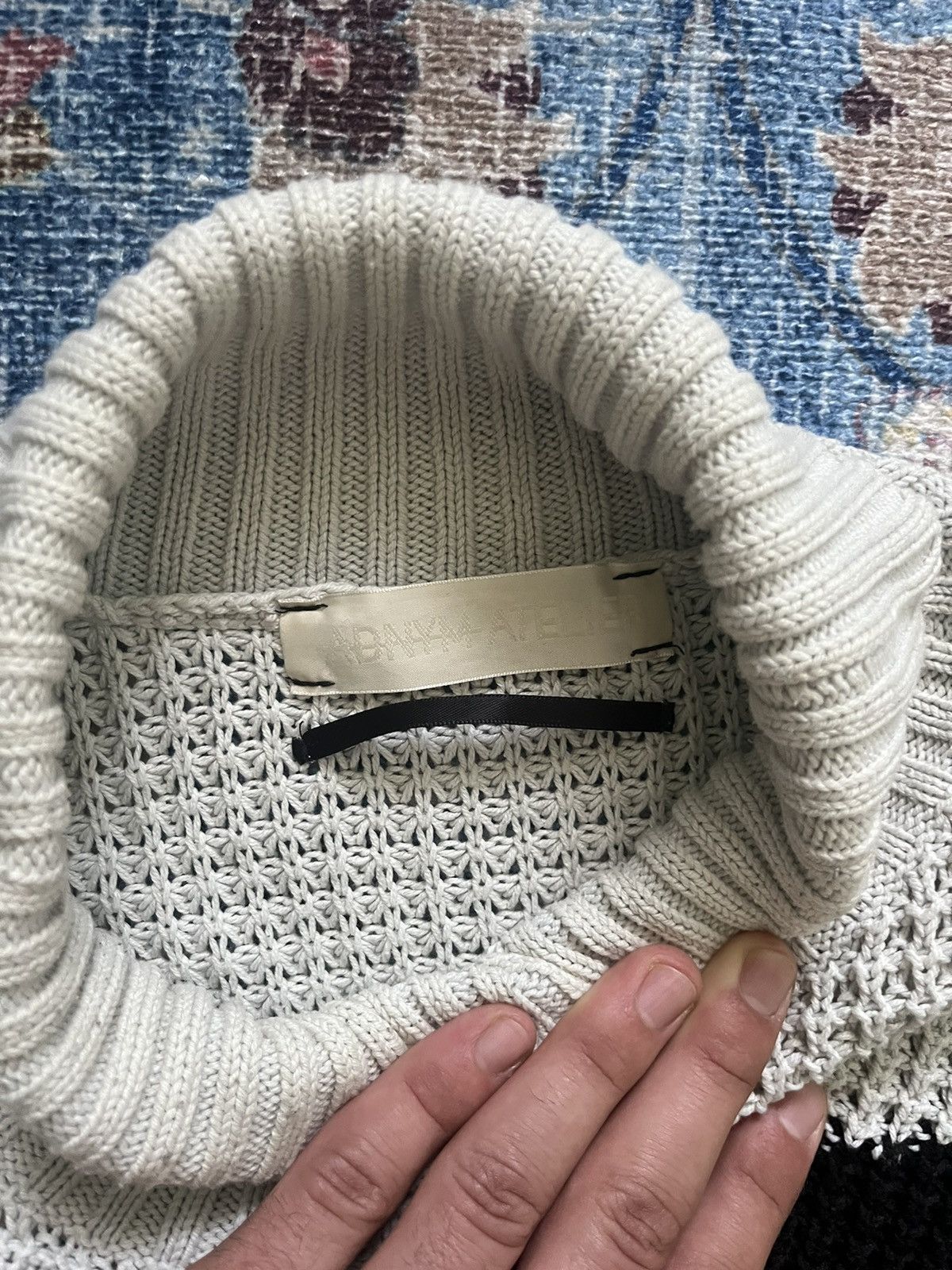 ADNYM ATELIER Adnym Atelier Knitted Turtleneck Size US M / EU 48-50 / 2 - 3 Thumbnail
