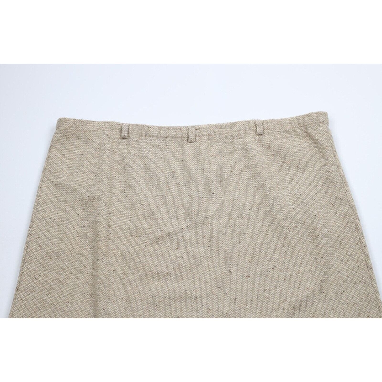 Vintage Vintage 70s Streetwear Rainbow Fleck Wool Tweed Skirt Size 38" / US 16 / IT 52 - 2 Thumbnail